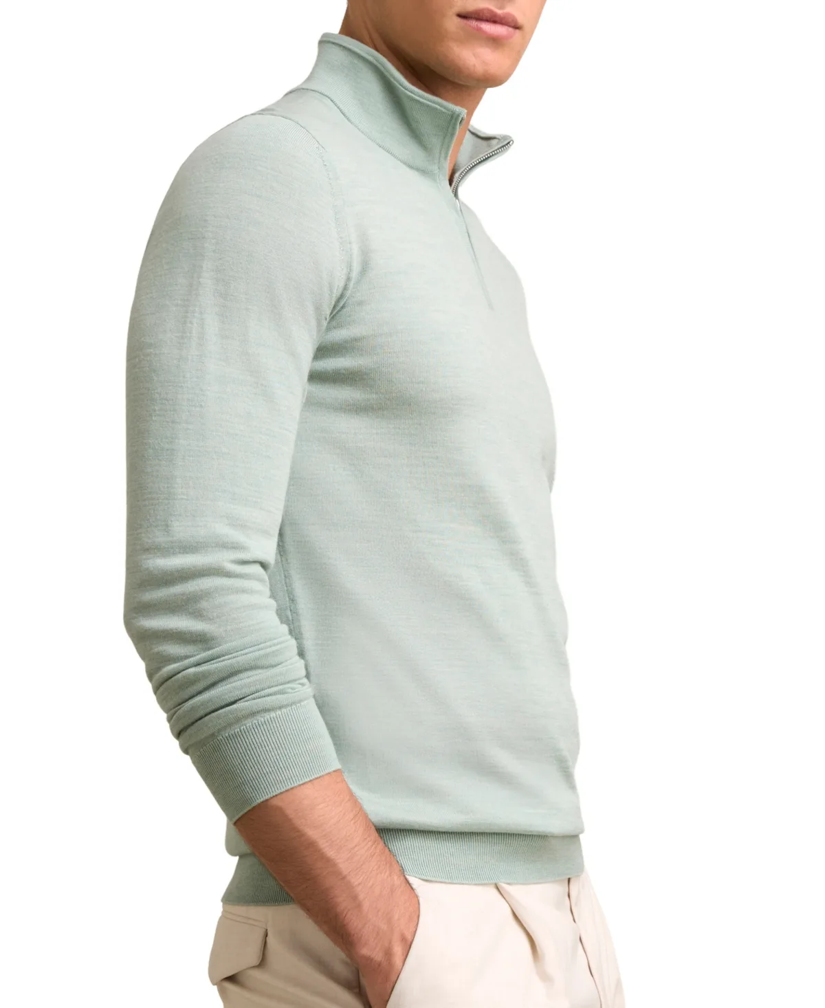 Blackhall Slim-Fit Funnel-Neck Merino Wool Sweater by Reiss