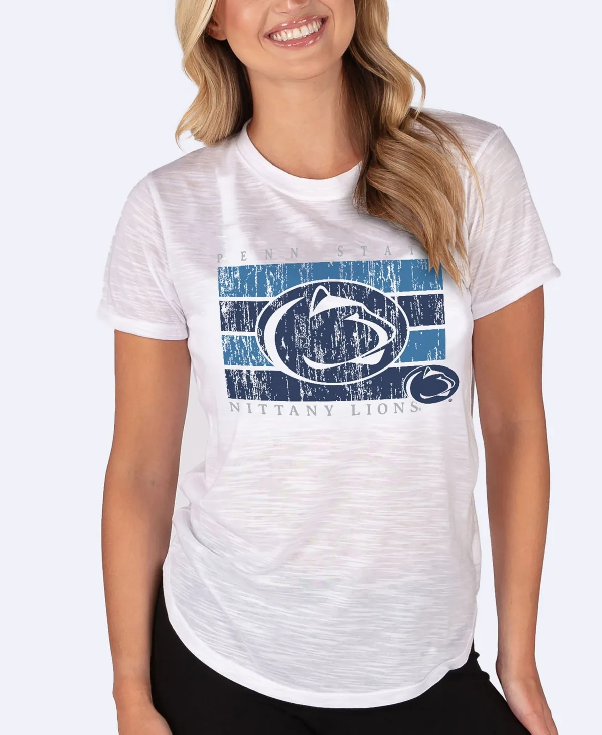 Penn State Nittany Lions Infuse Lightweight Slub Knit Top by Concepts Sport