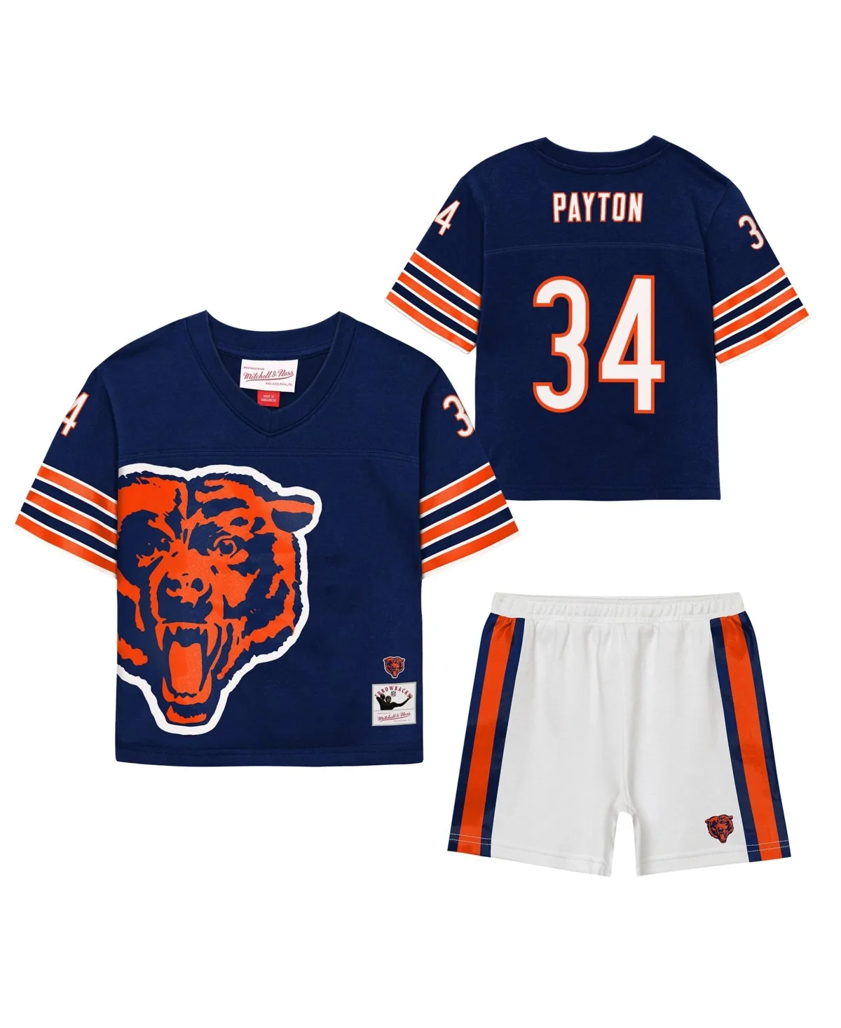 Walter Payton Chicago Bears Playmaker Short Set by Mitchell & Ness