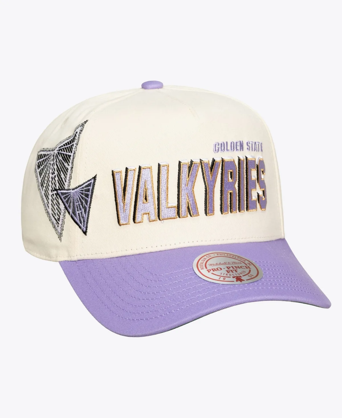 Golden State Valkyries Big Time Pro Crown Snapback Hat by Mitchell & Ness