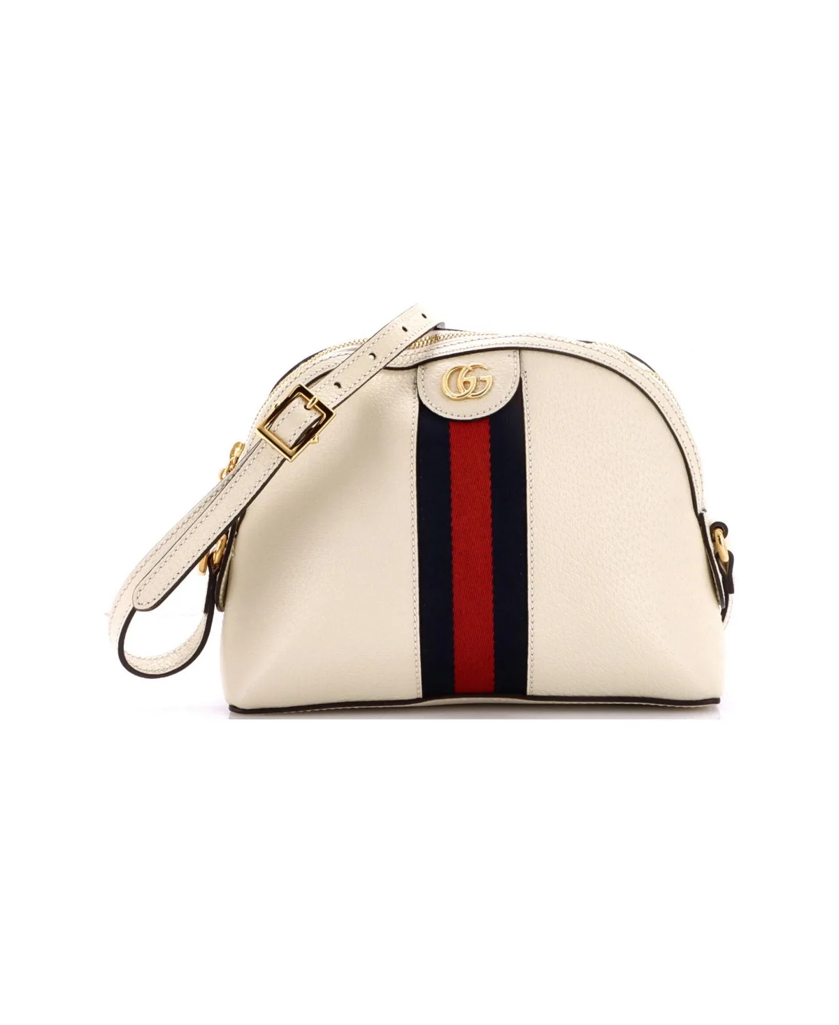 Pre-Owned Gucci Small Ophidia Dome Shoulder Bag Leather by Gucci