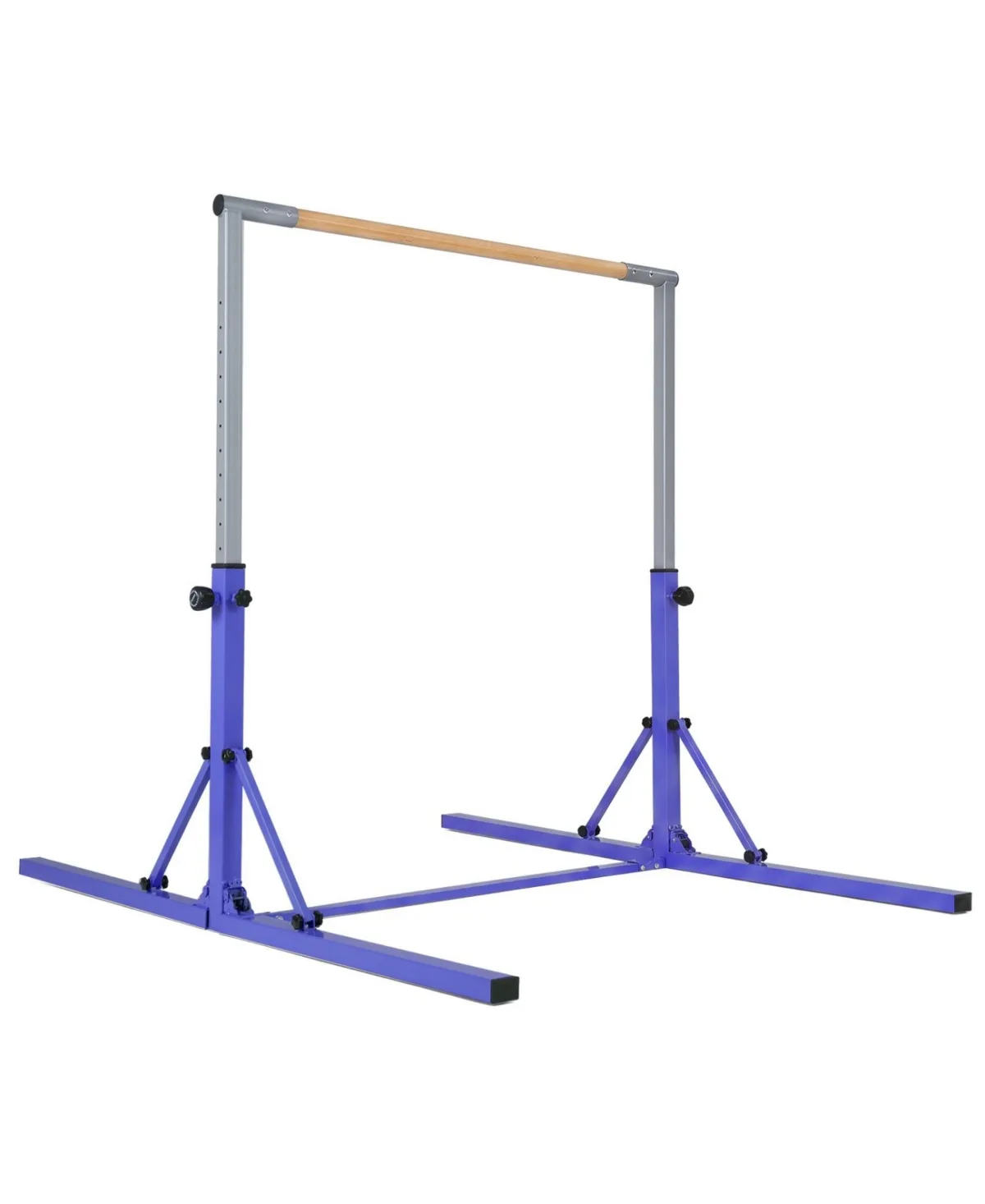 Foldable Gymnastics Bar with Adjustable Height Ages 3 by Sugift