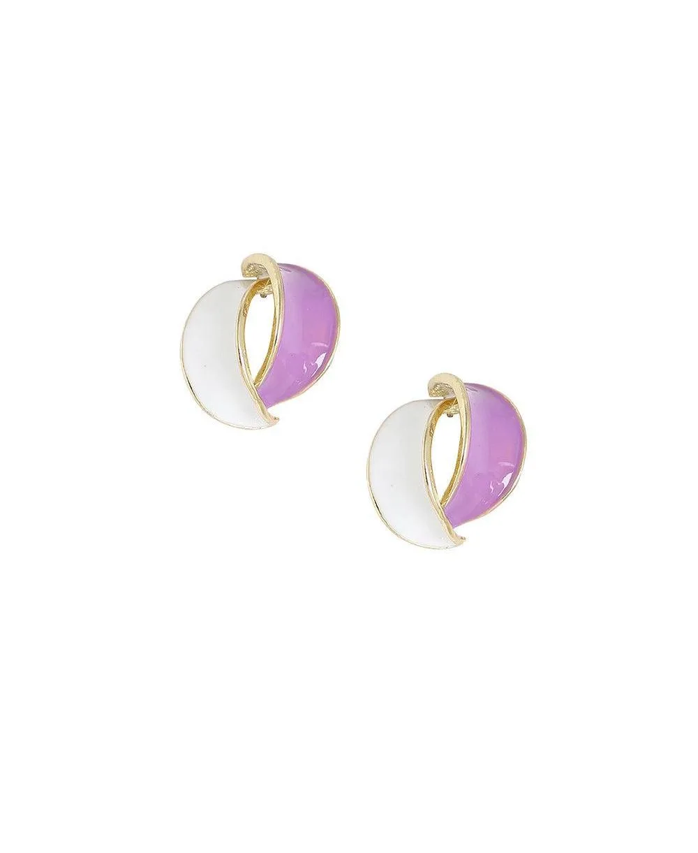 Gold-Tone Wrap Studs by Sohi