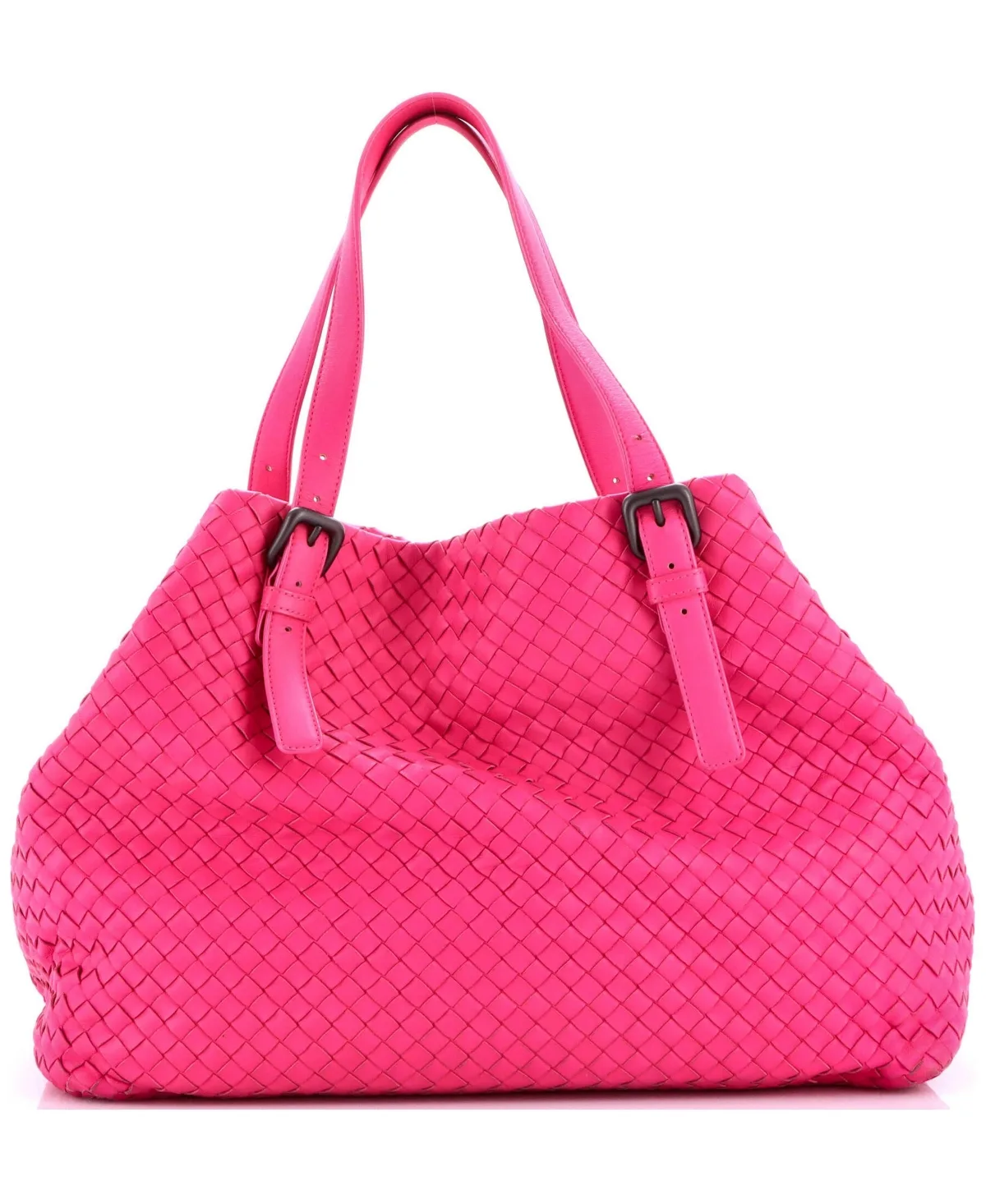 Pre-Owned Bottega Veneta Large A-Shape Tote Intrecciato Nappa by Bottega Veneta