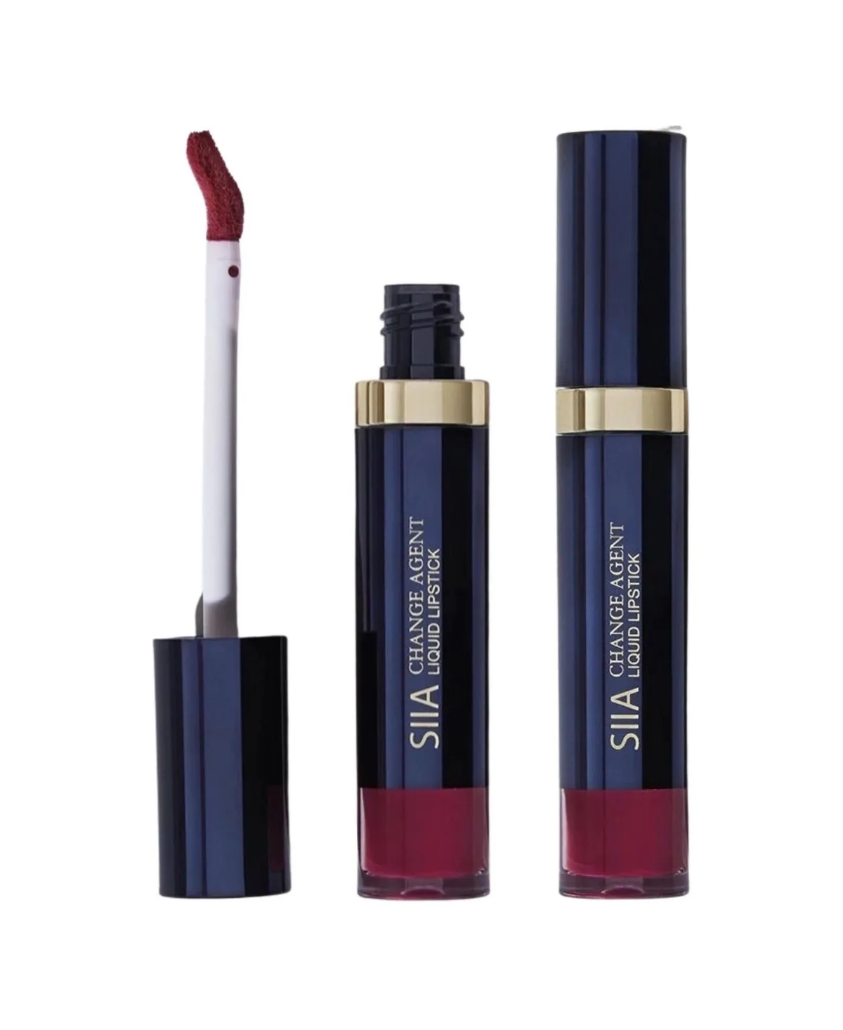 2-Pc Change Agent Long-Lasting Matte Liquid Lipstick Duo Set by Siia Cosmetics