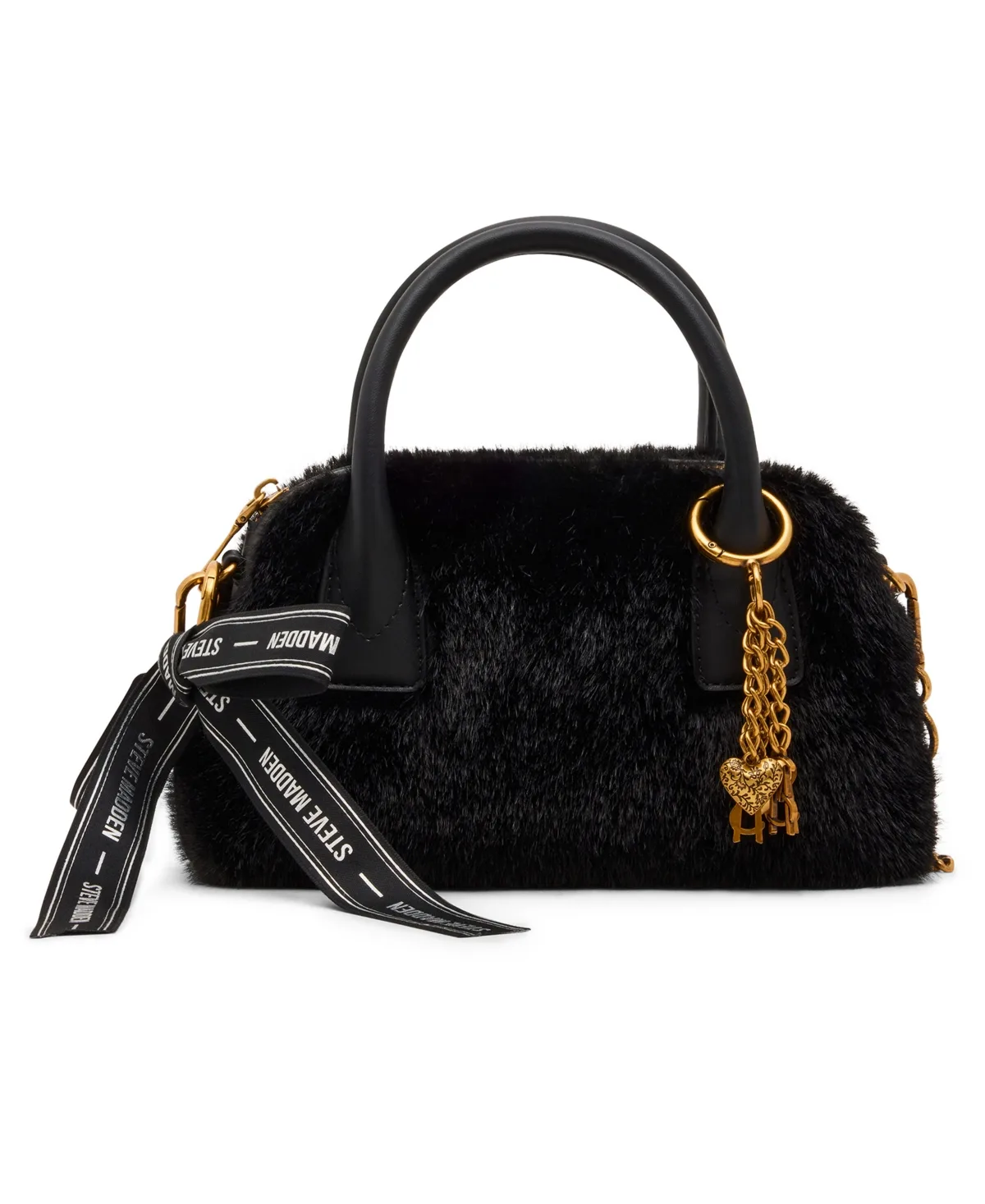Faux Fur Crossbody Handbag by Steve Madden