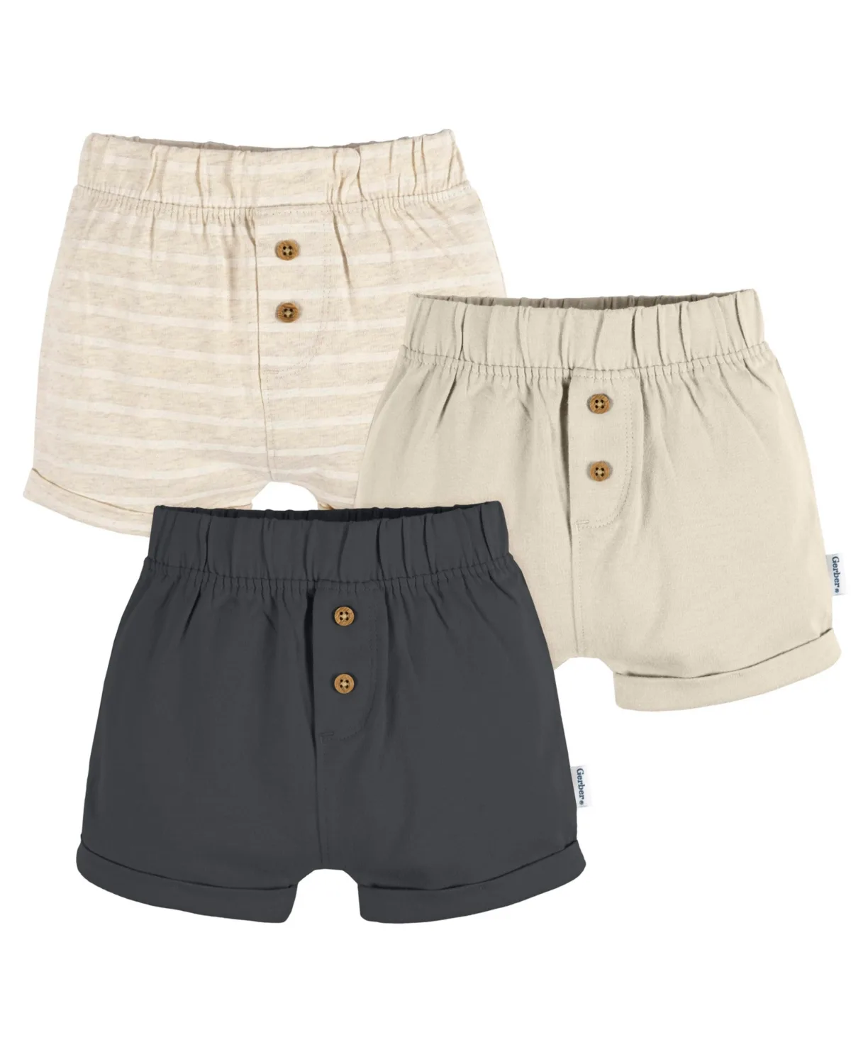 Knit Short, 3-Pack by Gerber