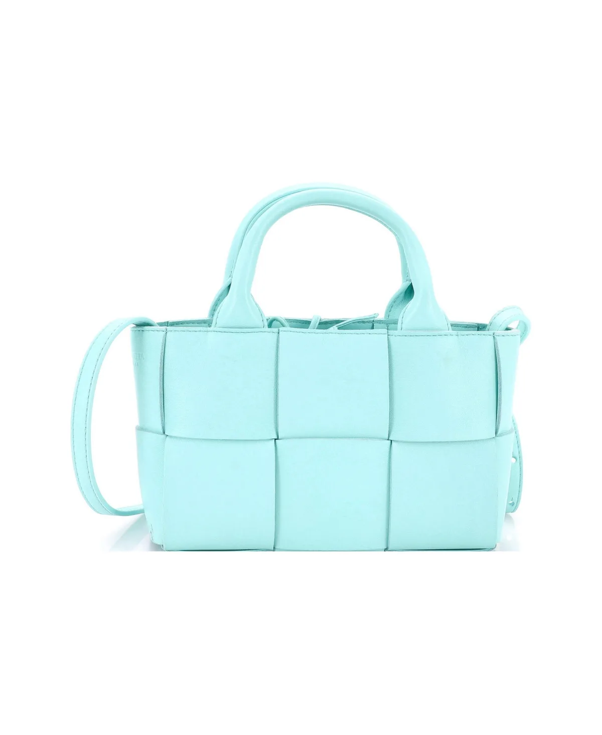 Pre-Owned Bottega Veneta Candy Arco Tote Maxi Intrecciato Leather