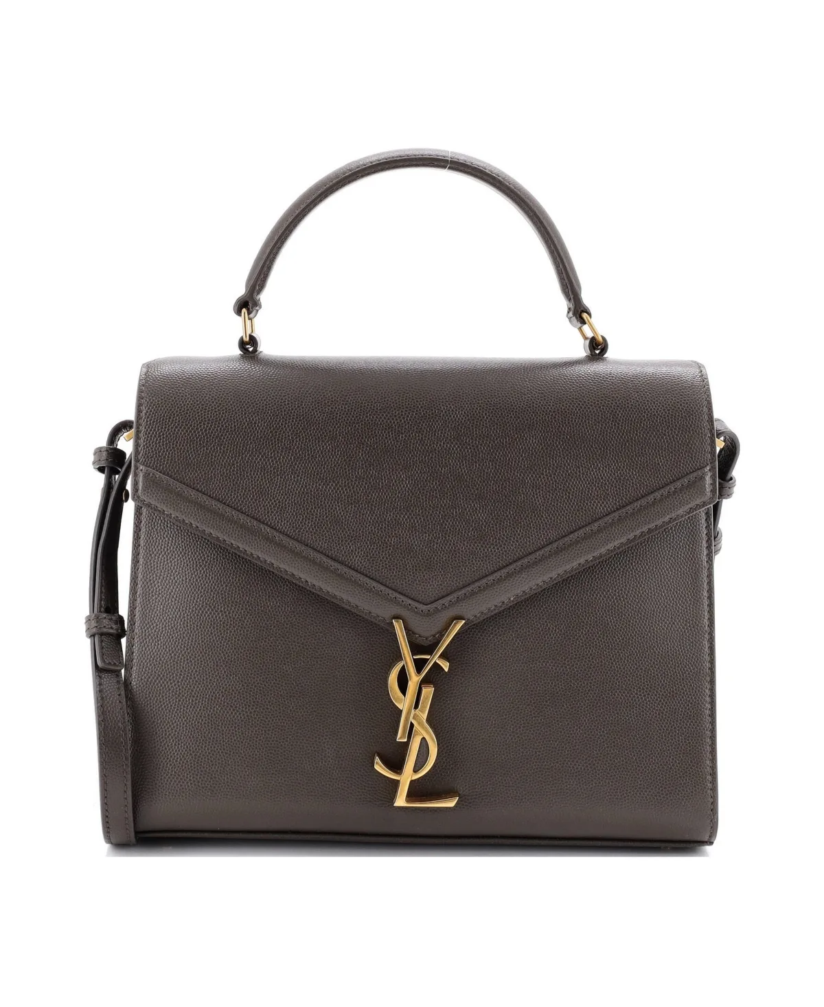 Pre-Owned Medium Cassandra Top Handle Bag Leather by Saint Laurent