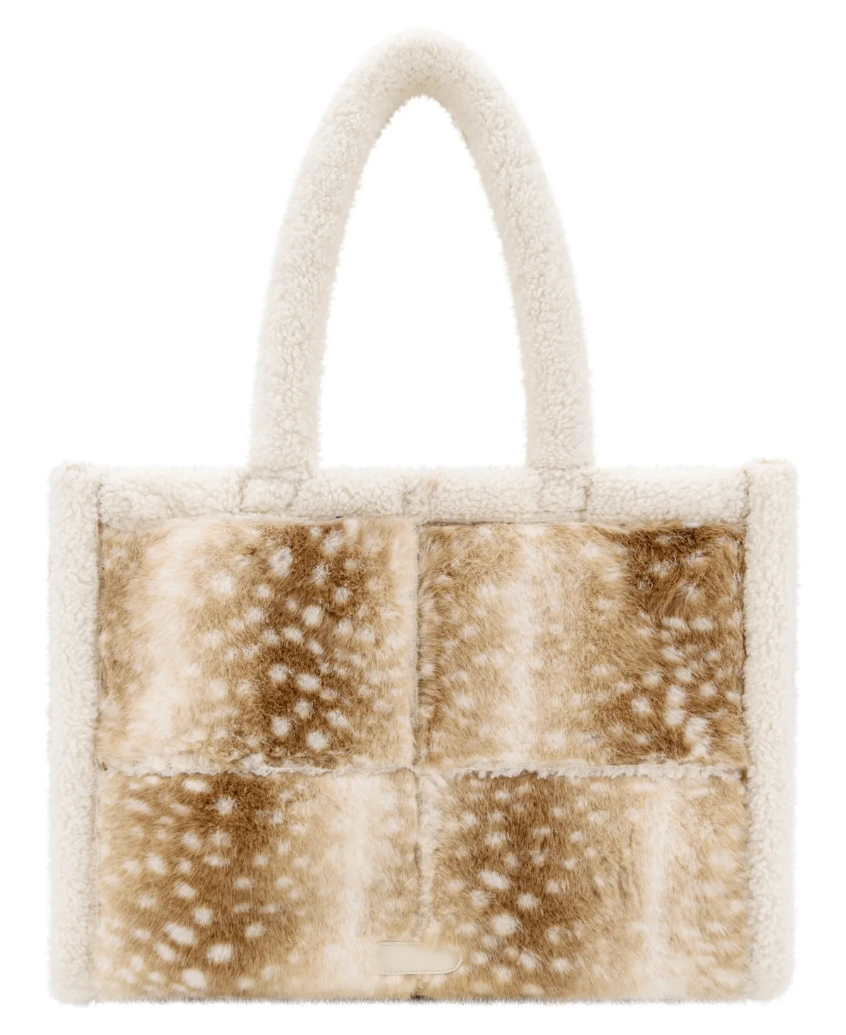 Doehaven Sherpa Large Top Handle Tote Handbag by Like Dreams
