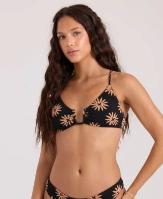 Ramble Scoop Neck Bikini Top Low Rise Bottoms by Volcom