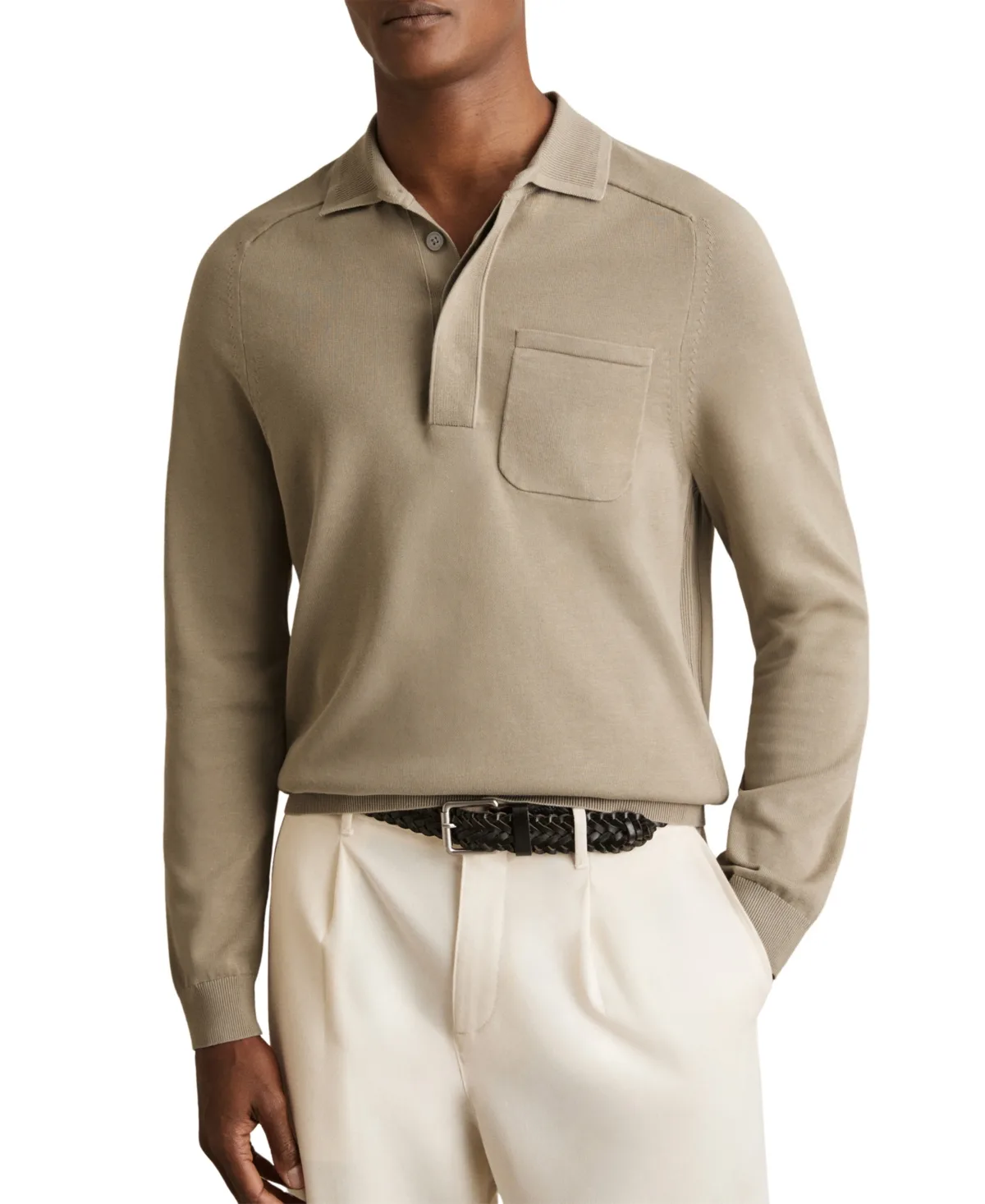 Clinton Slim-Fit Concealed-Placket Polo Shirt by Reiss