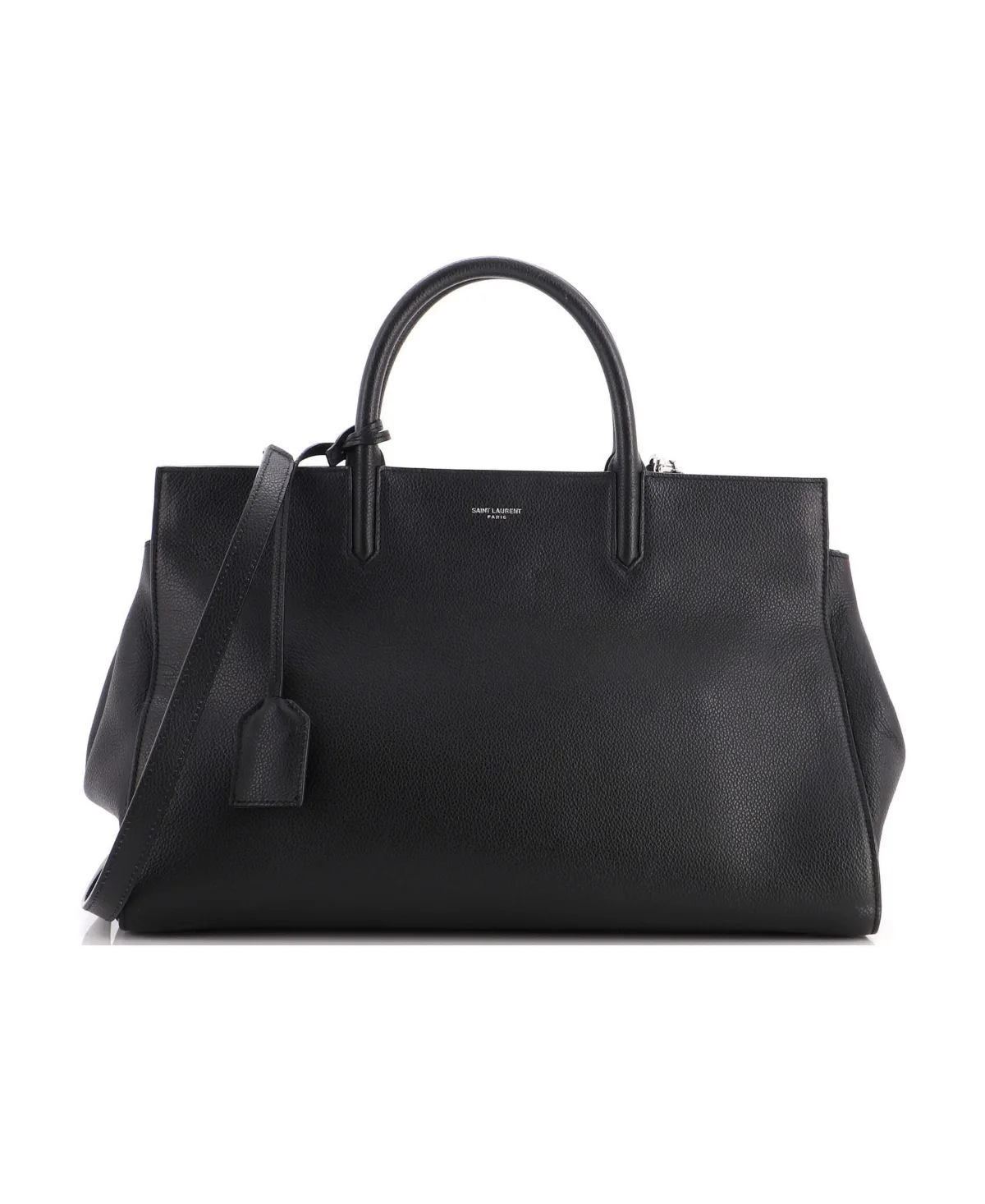 Pre-Owned Medium Rive Gauche Cabas Leather by Saint Laurent