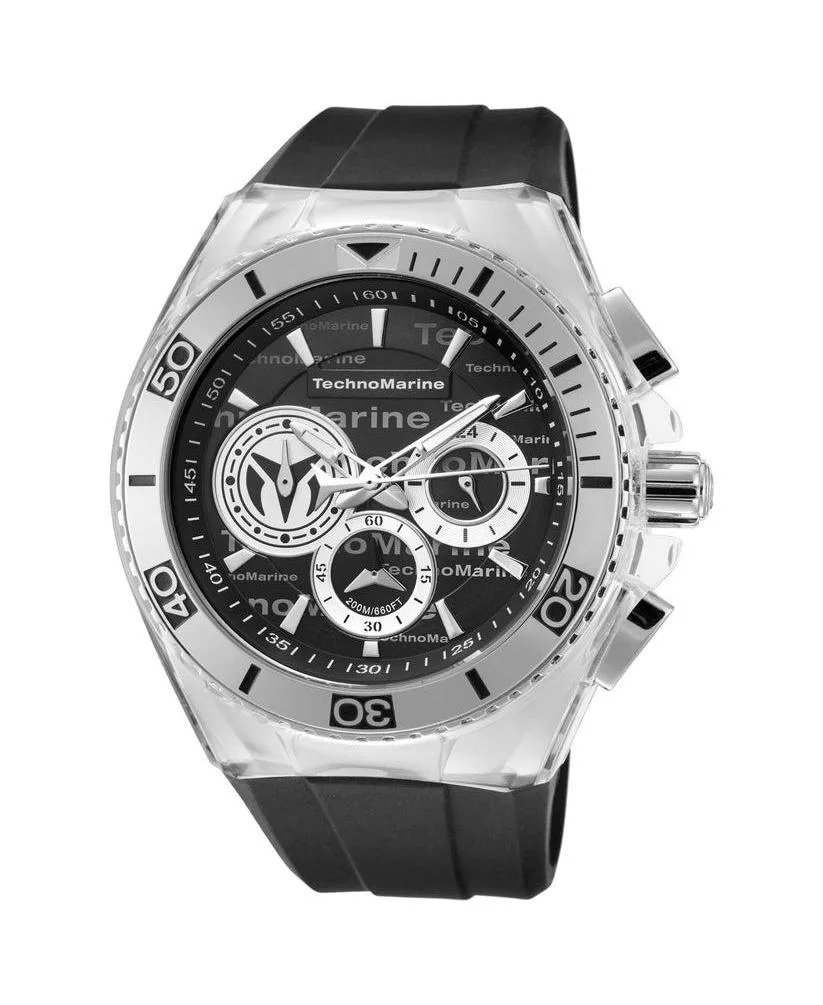 Quartz Cruise California Rubber Watch, 46.65mm by Technomarine