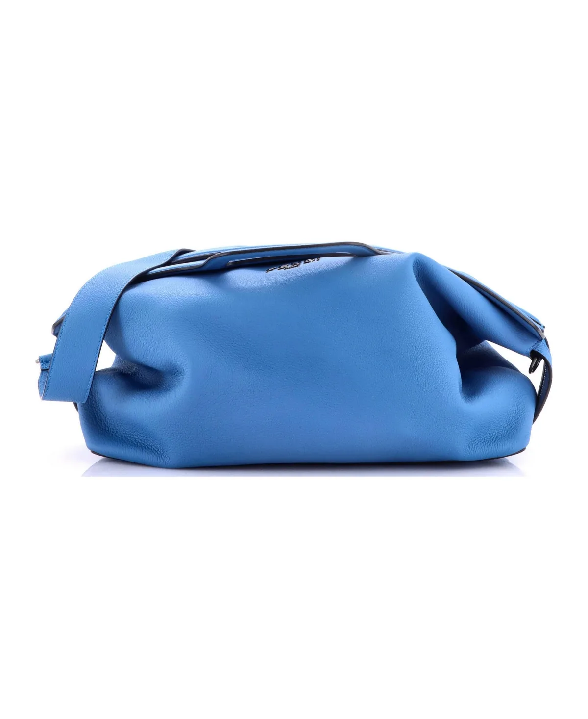 Pre-Owned Fendi Large Media Travel Bag Leather by FENDI