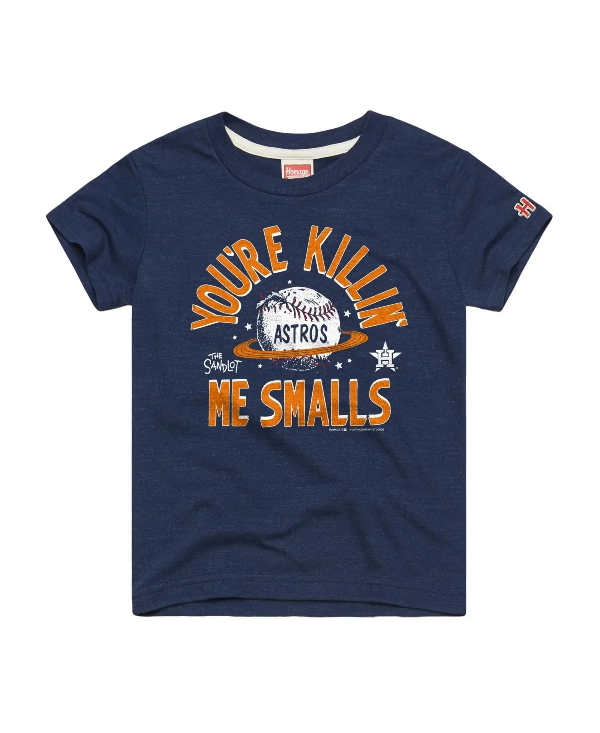 Houston Astros the Sandlot Tri-Blend Graphic T-Shirt by Homage