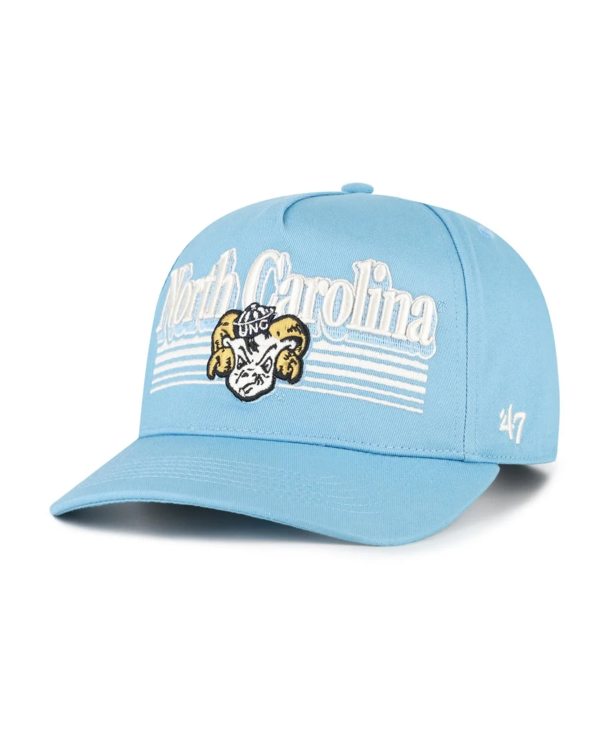 North Carolina Tar Heels Script Fade Hitch Adjustable Hat by 47 Brand