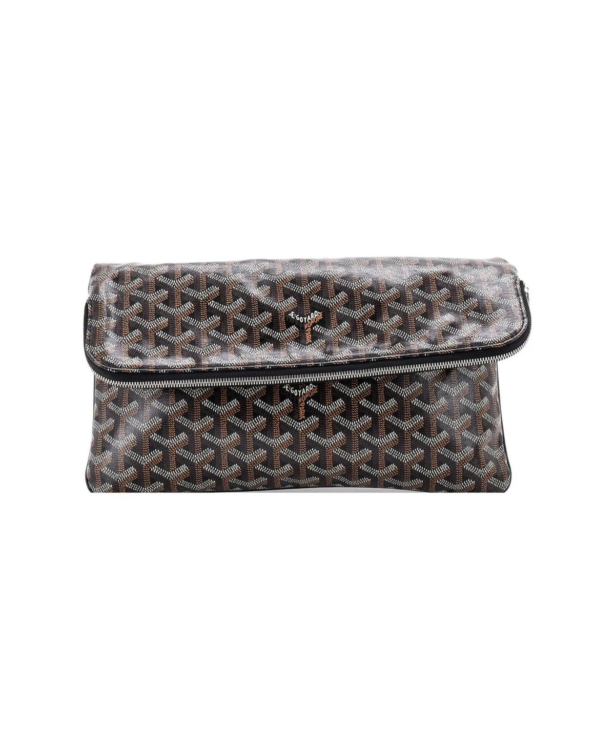 Pre-Owned Goyard Saint Marie Clutch Coated Canvas by Pre Owned Goyard