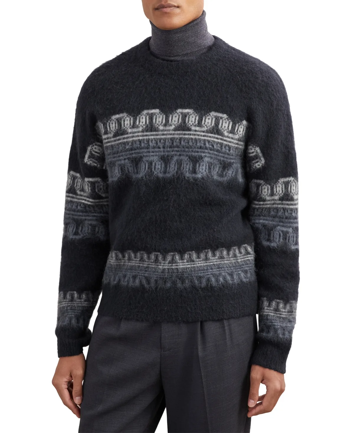 Lennox Fair Isle Wool-Blend Sweater by Reiss