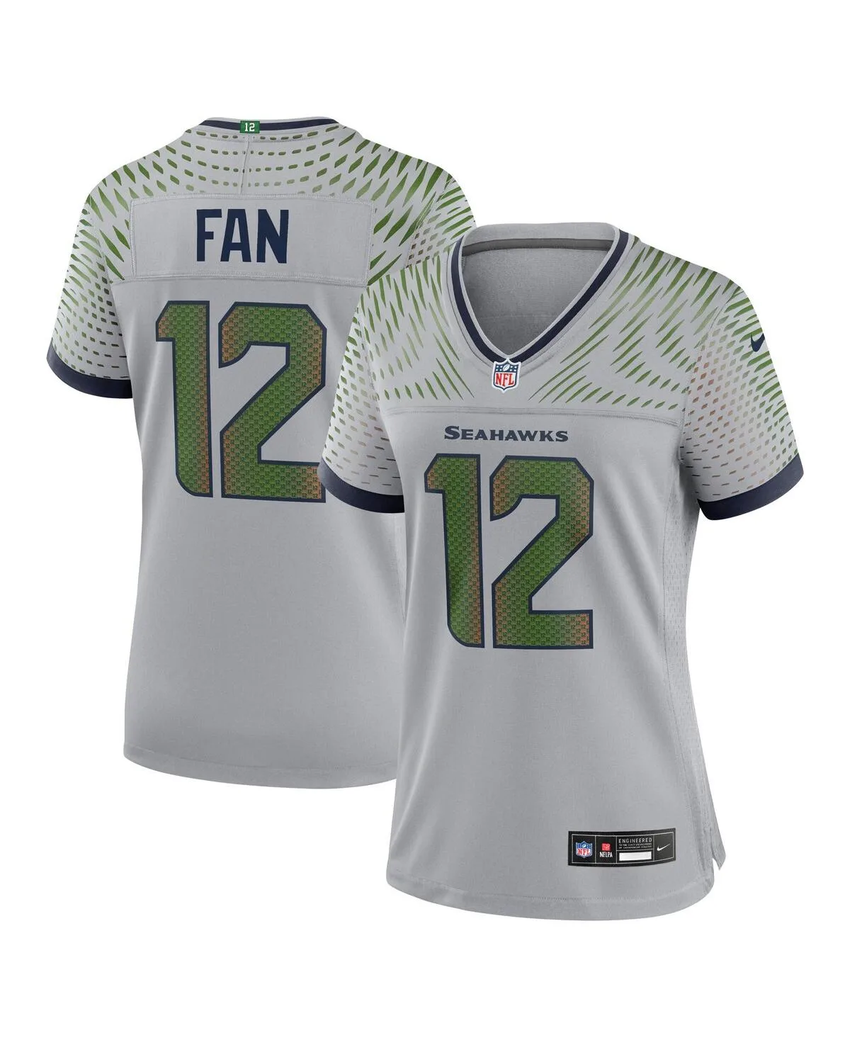 12sWolf Gray Seattle Seahawks 2025 Rivalries Collection Game Jersey by Nike