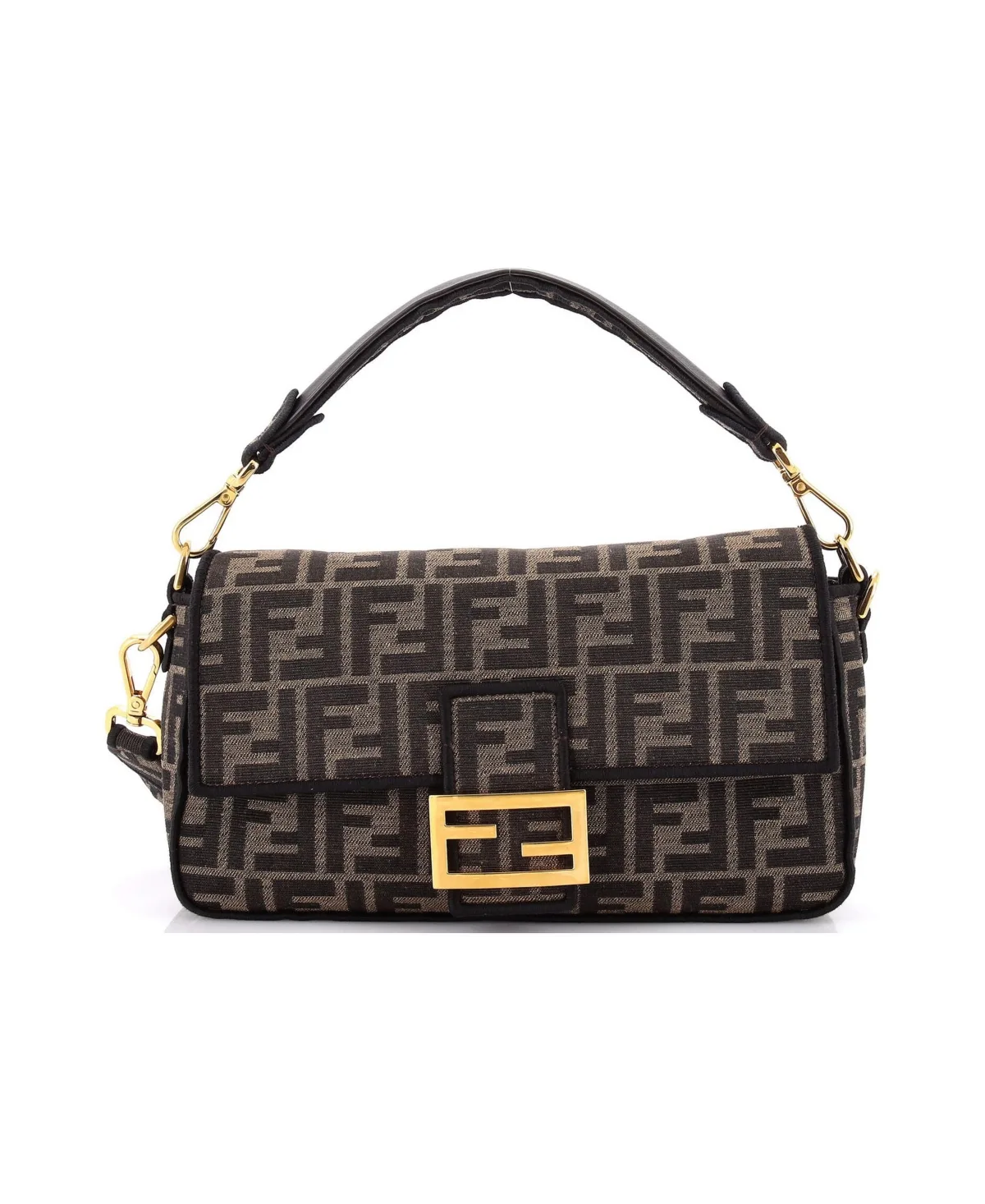 Pre-Owned Medium Baguette Nm Bag Zucca Canvas
