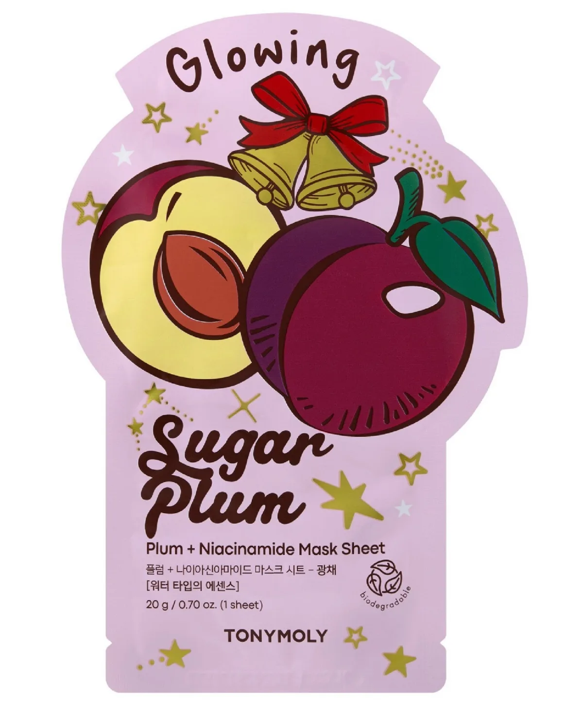 Tonymoly Sugar Plum Sheet Mask, 0.7 oz by Tonymoly