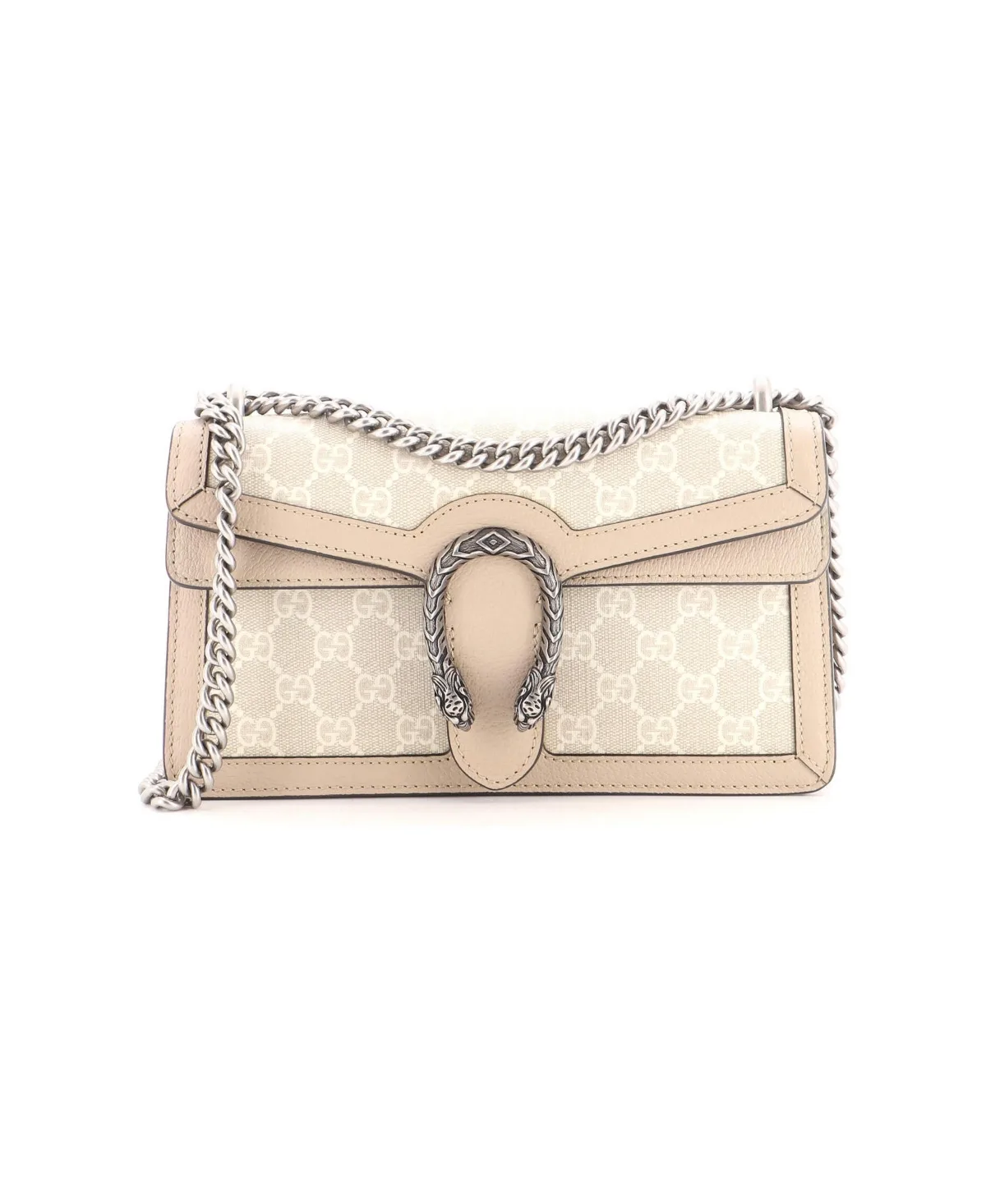 Pre-Owned Small Dionysus Bag Gg Coated Canvas with Leather by Gucci
