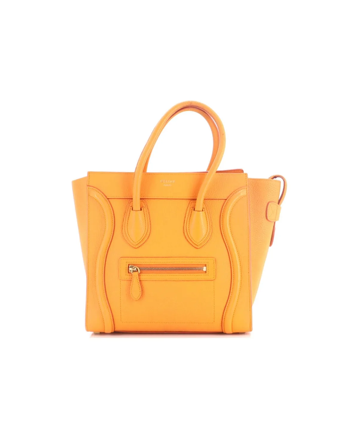 Pre-Owned Celine Micro Luggage Bag Grainy Leather by Celine