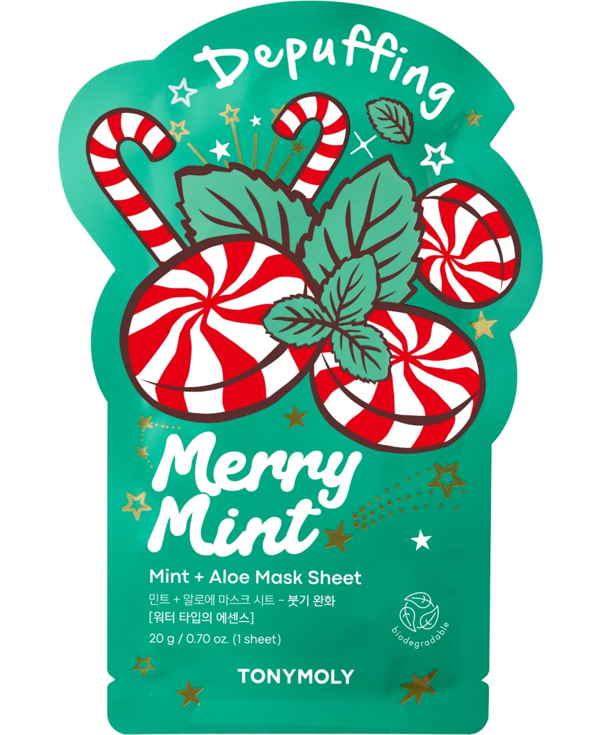 Merry Mint Sheet Mask, 0.7 oz by Tonymoly