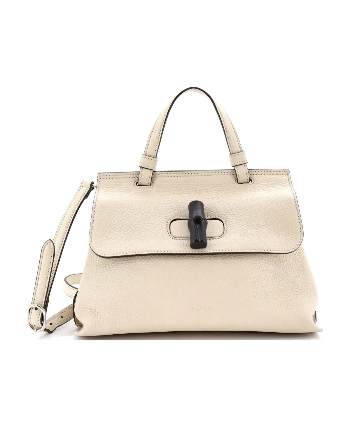 Pre-Owned Small Bamboo Daily Top Handle Bag Leather