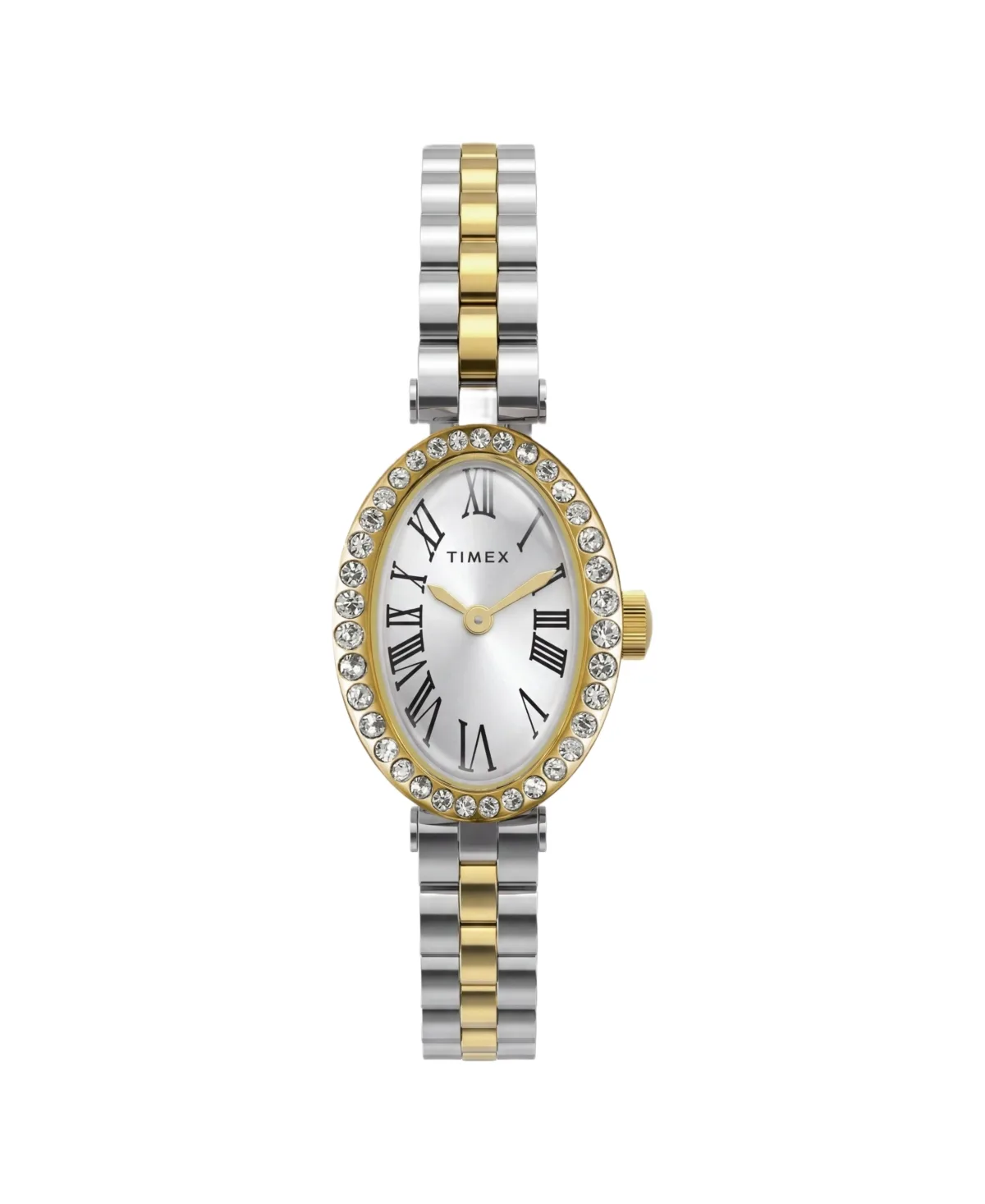 Quartz Cavatina Two-Tone Stainless Steel Bracelet Watch 19mm by Timex
