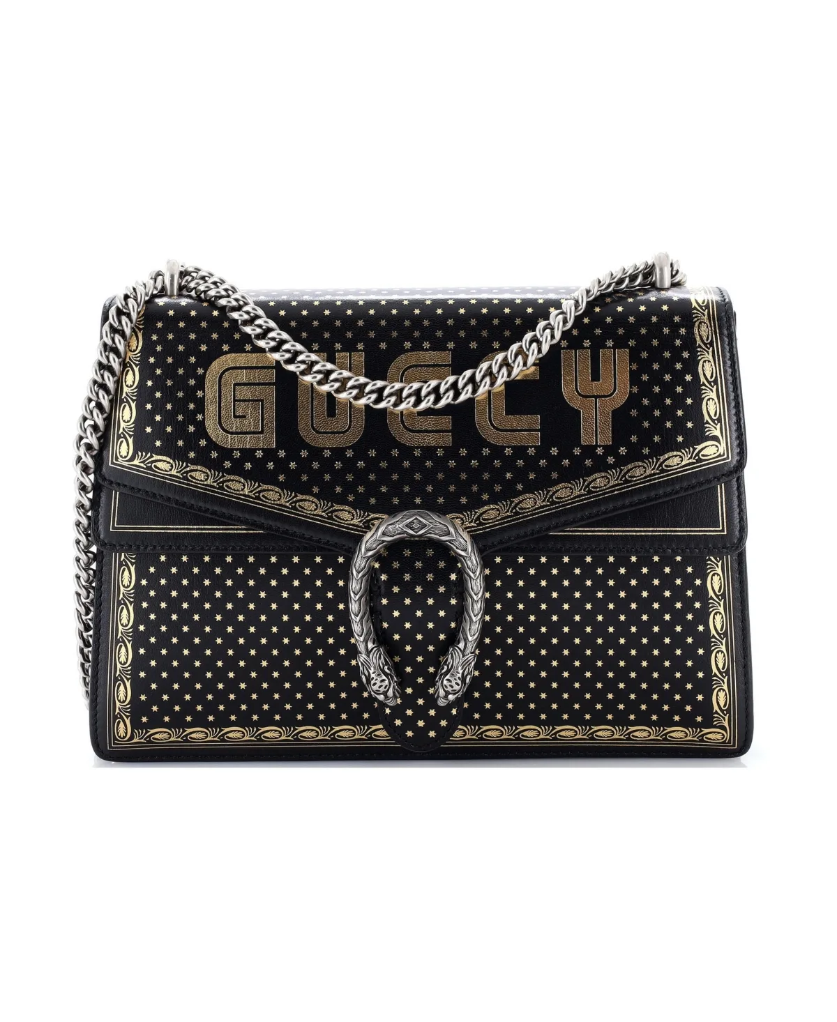 Pre-Owned Gucci Medium Dionysus Bag Printed Leather