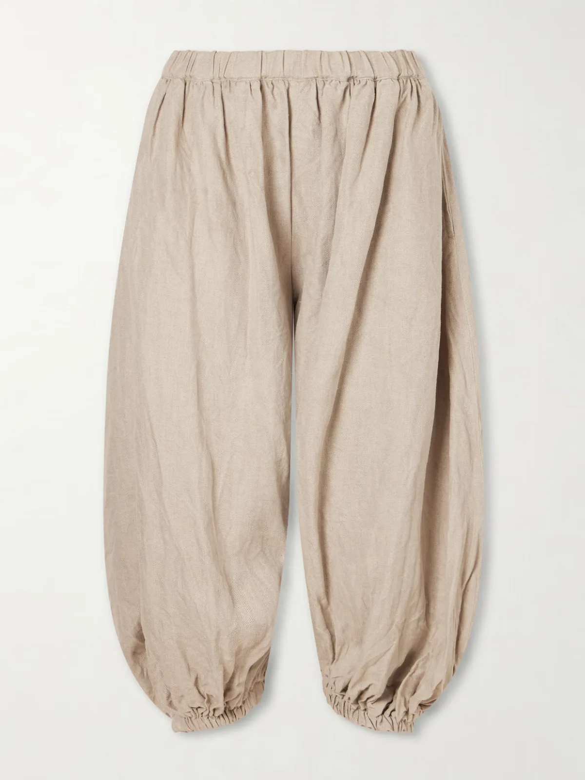 - Linen Wide-leg Pants - by Comme des Garçons