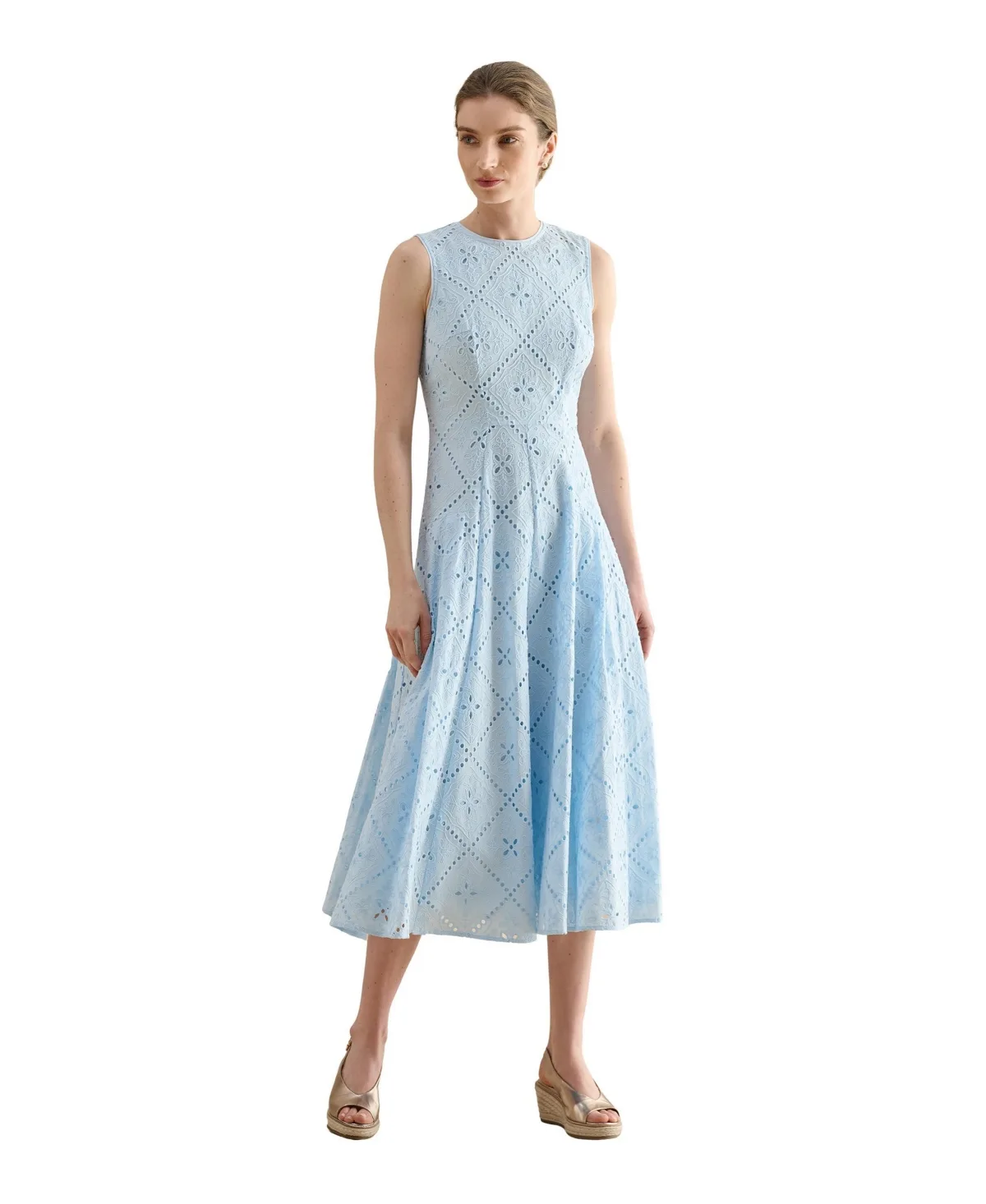 Lexia Embroidered Dress by Hobbs London