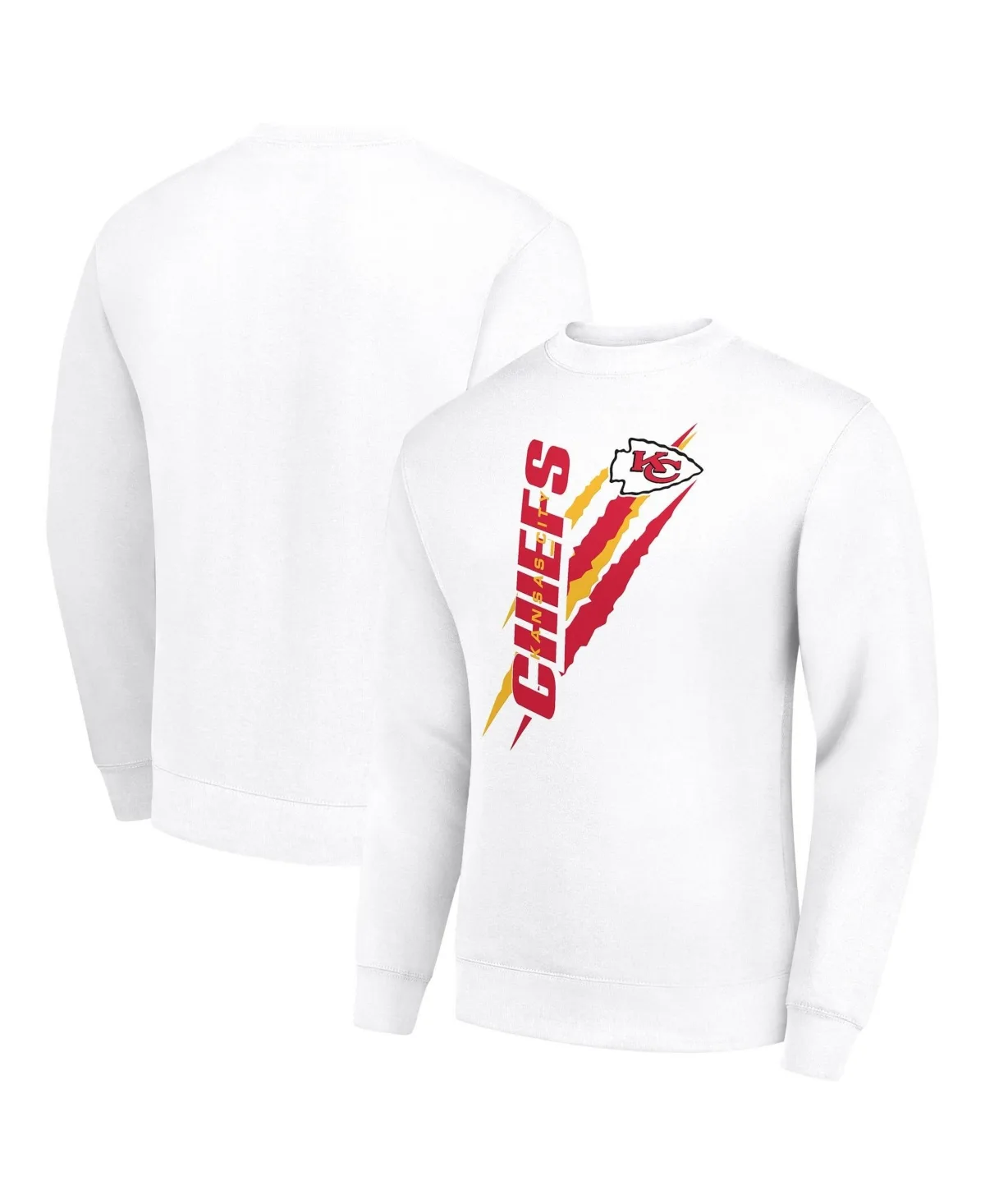 Kansas City Chiefs Color Scratch Team Graphic Fleece Pullover Sweatshirt