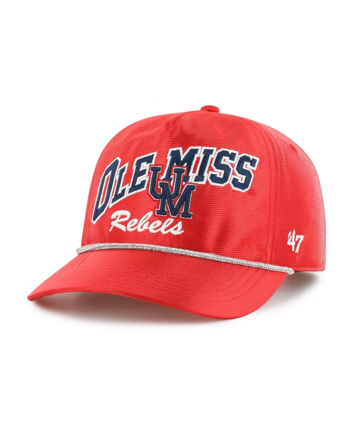 Ole Miss Rebels Glitter Hitch Adjustable Hat by 47 Brand