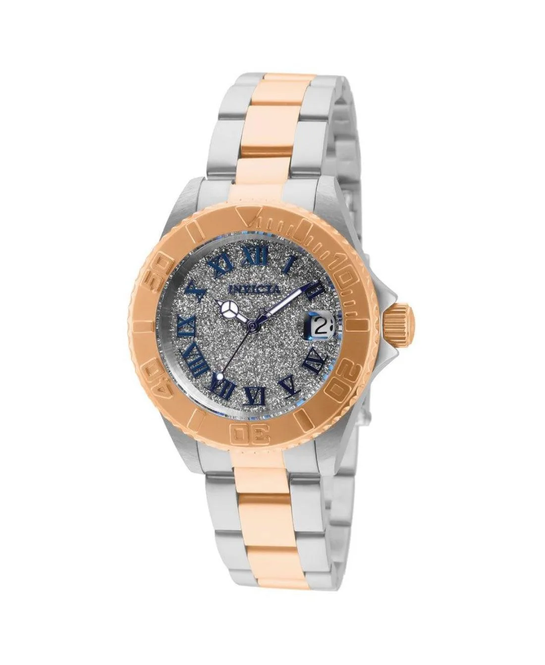 Invicta Quartz Angel 3 Hand Stainless Steel Watch, 34mm by Invicta