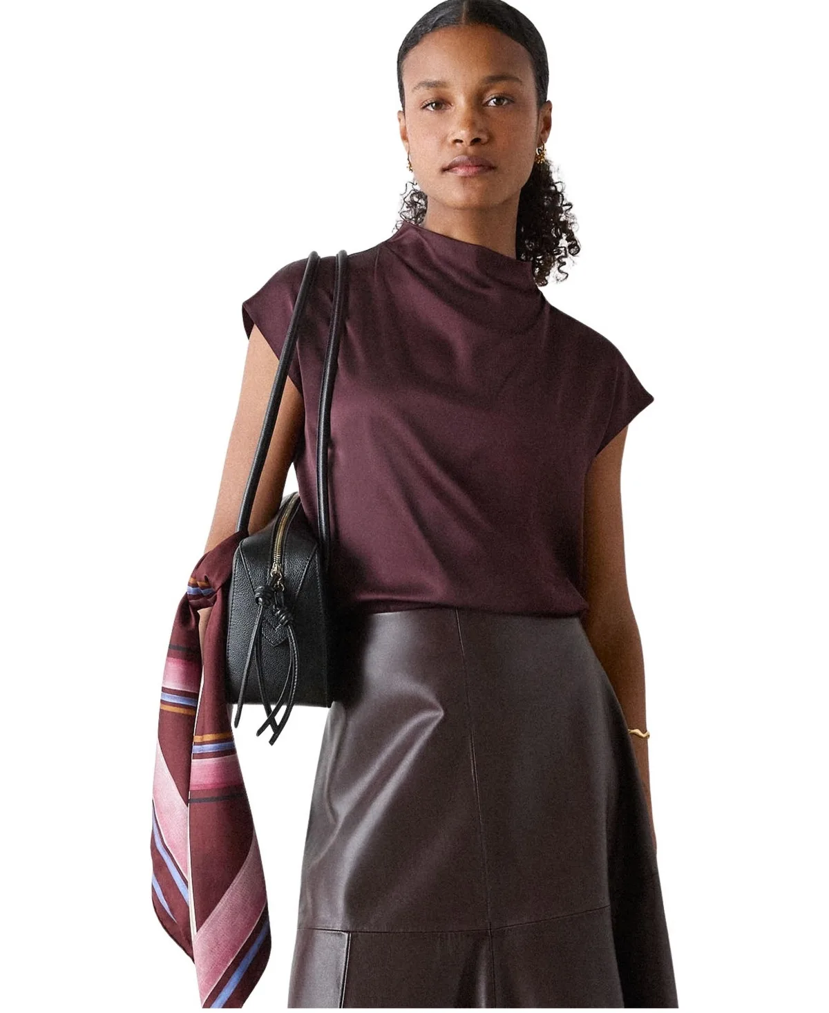 Cowl Neck Halter Top by Whistles