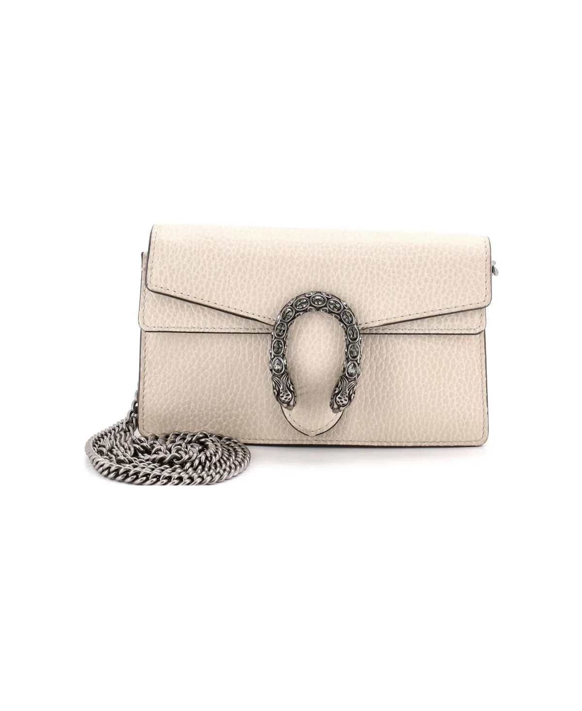 Pre-Owned Gucci Super Mini Dionysus Bag Leather by Gucci