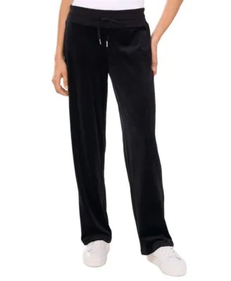 Velour Drawstring Waist Straight Leg Pants by Vince Camuto
