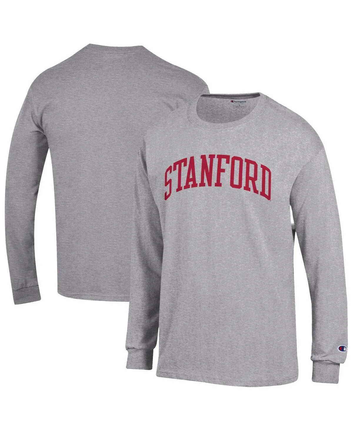 Stanford Cardinal Basic Arch Long Sleeve T-Shirt by Champion