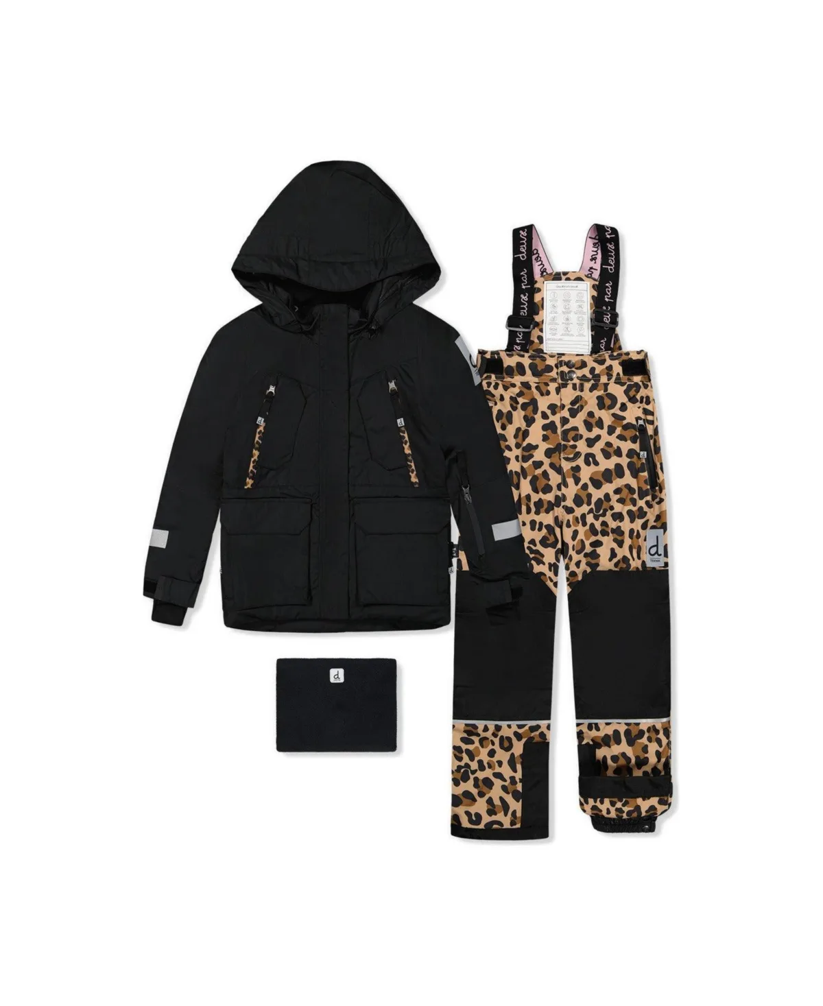 Teknik Hooded Waterproof-Insulated Jacket and Snow Pants, 2-Piece Set by Deux Par Deux