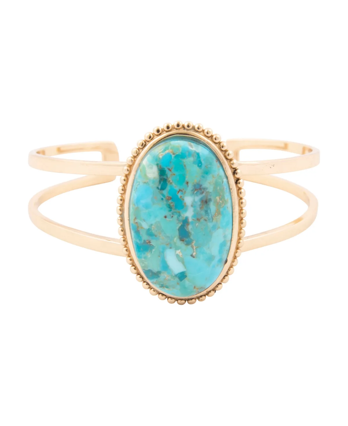 Refined Turquoise Cuff Bracelet