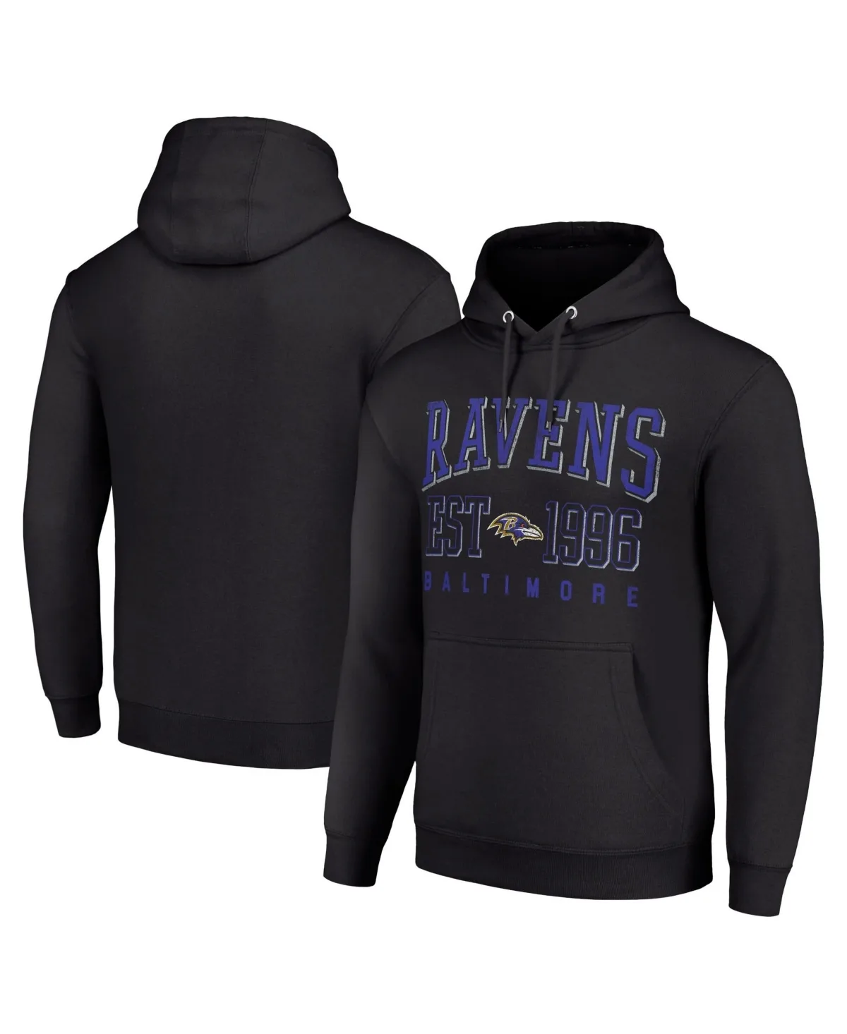 Baltimore Ravens Throwback Logo Pullover Hoodie