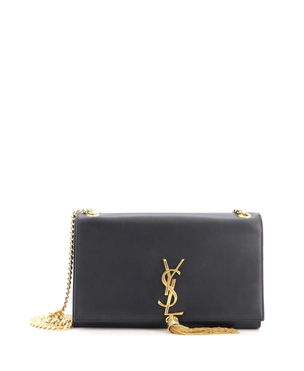 Pre-Owned Medium Classic Monogram Tassel Crossbody Bag Leather by Saint Laurent