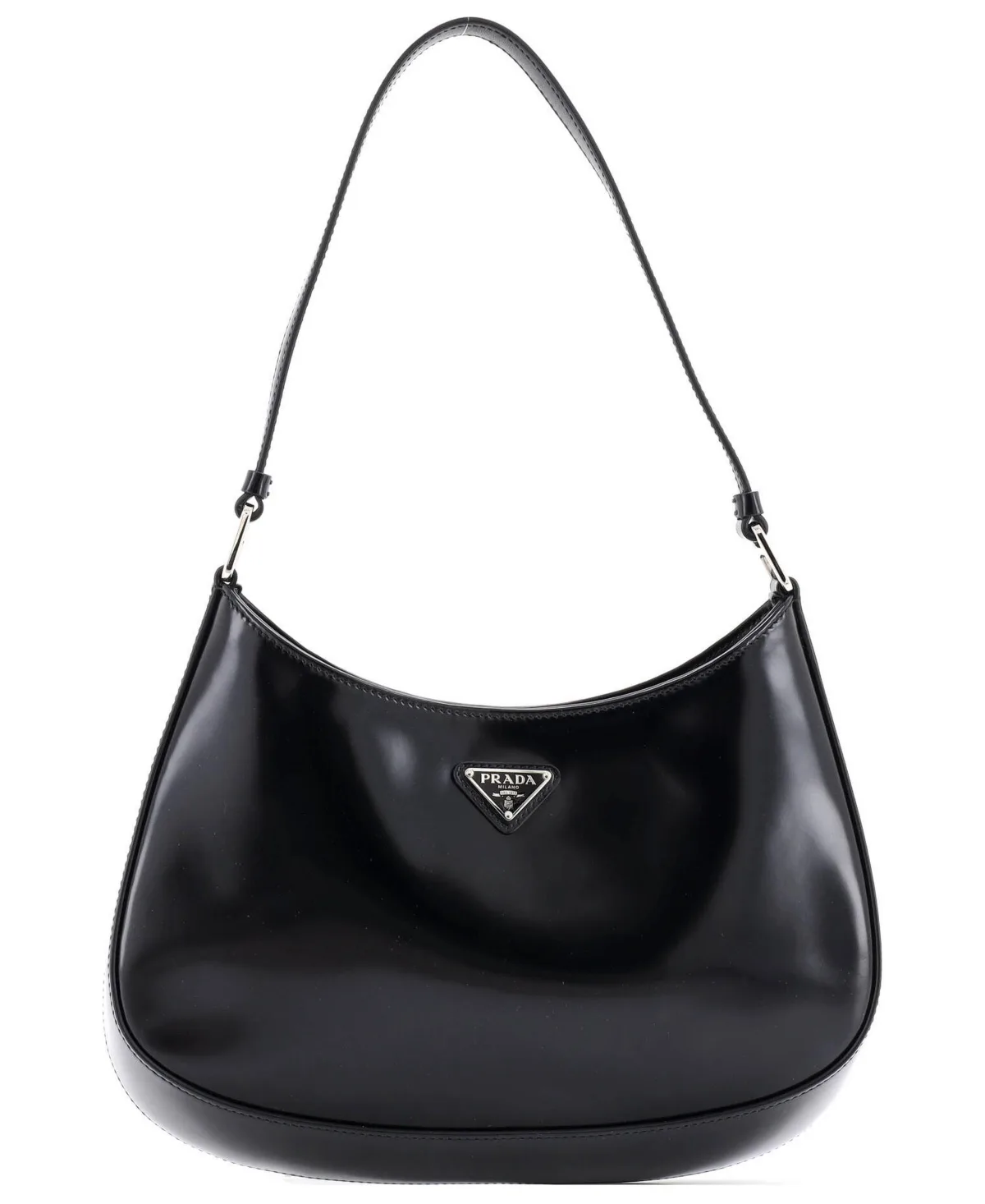 Pre-Owned Prada Medium Cleo Shoulder Bag Spazzolato Leather by Prada