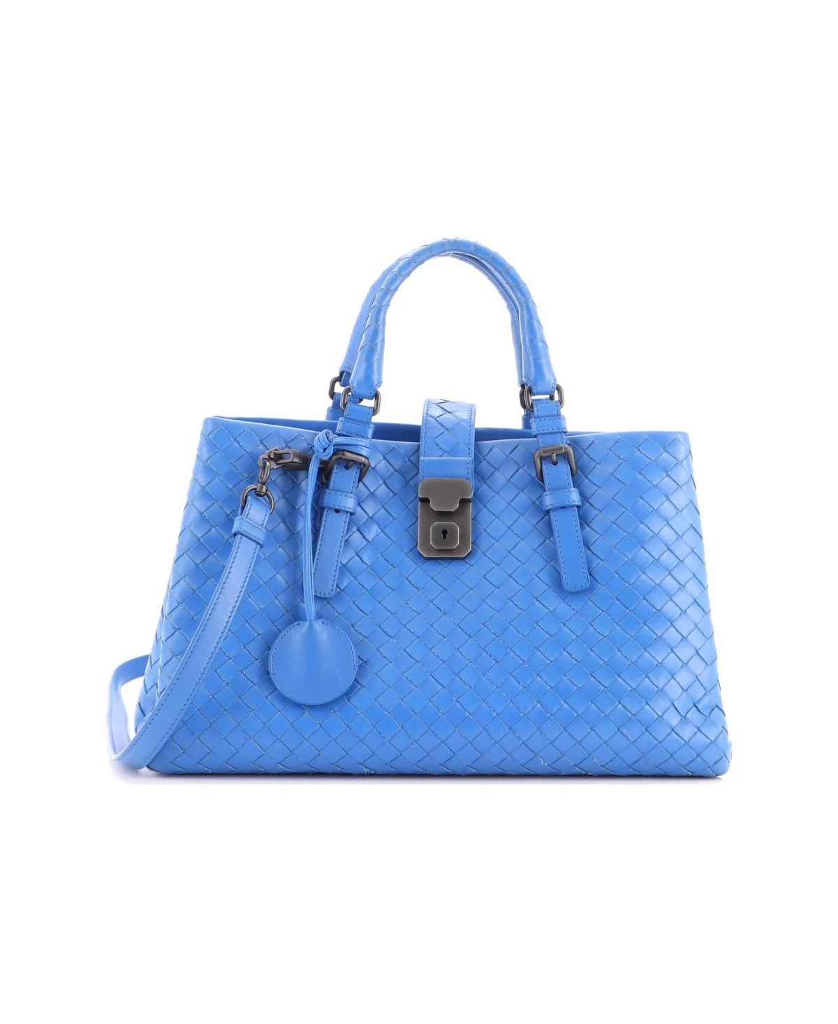 Pre-Owned Bottega Veneta Small Roma Bag Intrecciato Nappa by Bottega Veneta