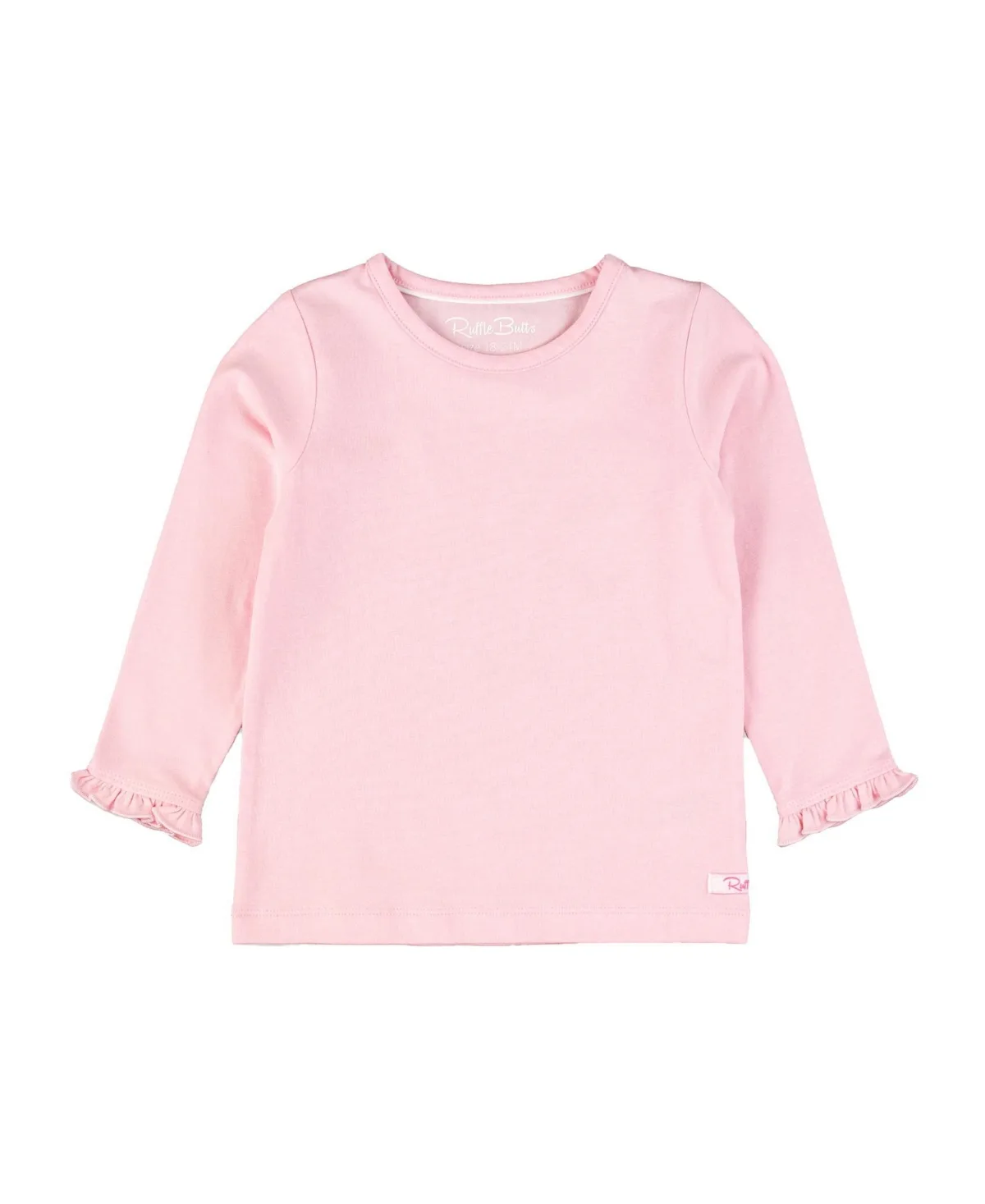 Baby Knit Long Sleeve Ruffle Layering Tee by Rufflebutts