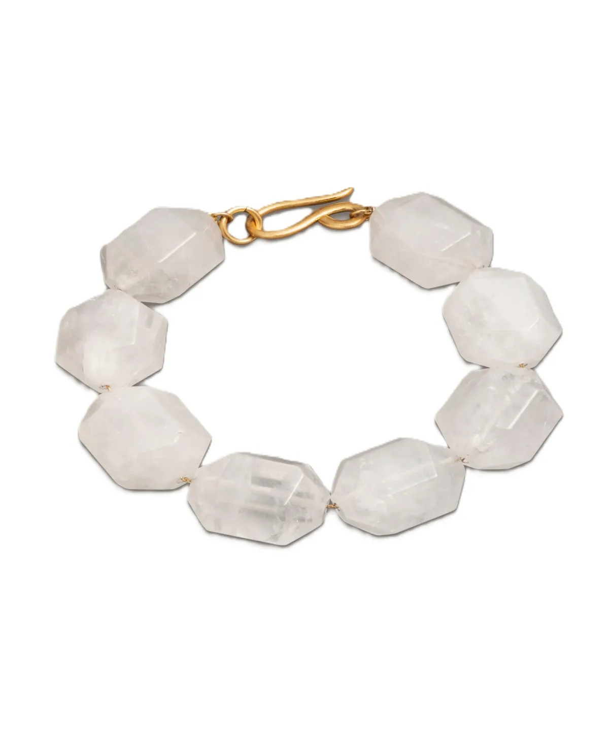 Gold-Tone Quartz Crystal Flex Bracelet by Donna Karan New York