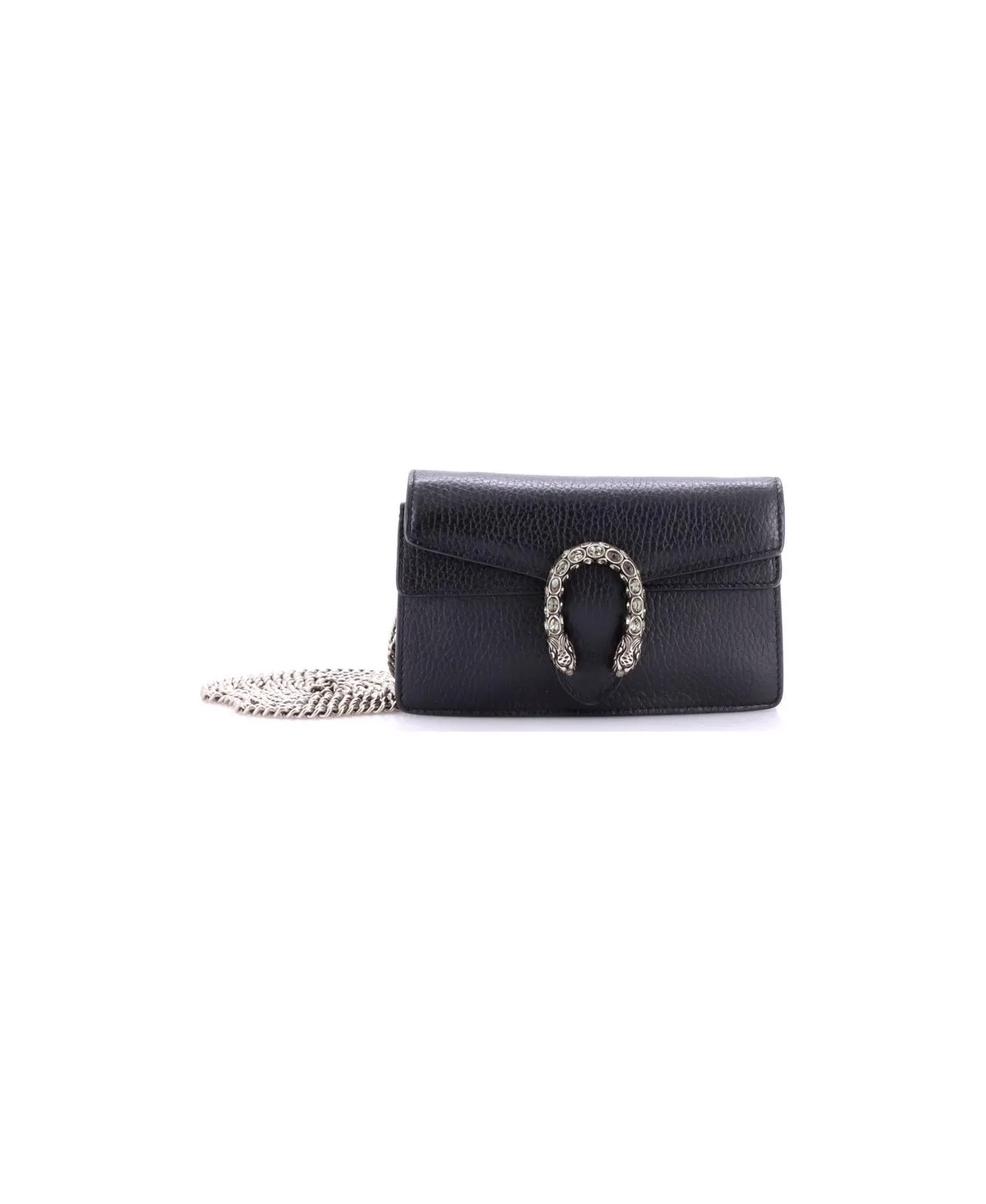 Pre-Owned Gucci Super Mini Dionysus Bag Leather by Gucci